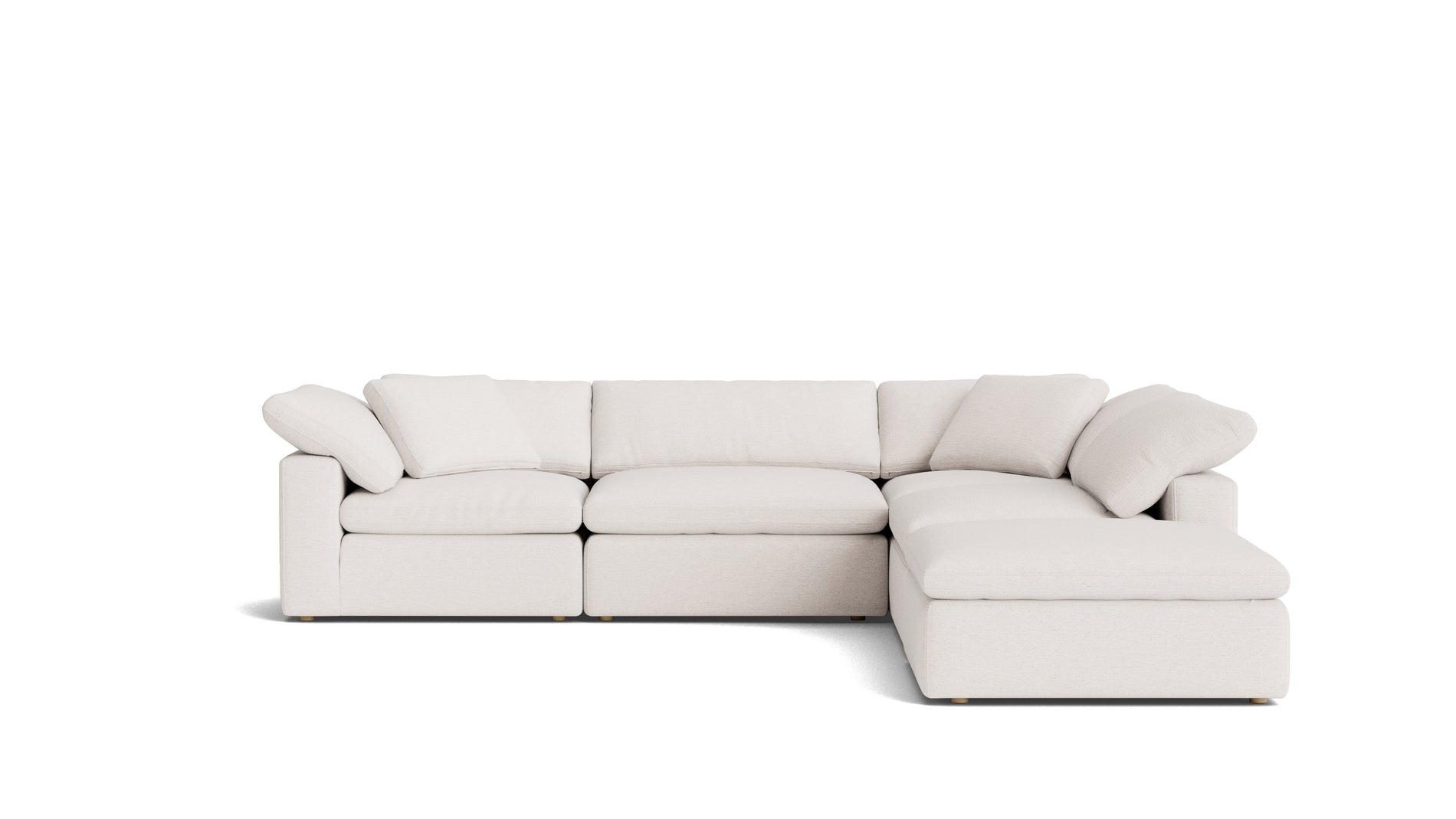 Movie Night™ 5-Piece Modular Sectional, Large, Nomad Snow_image