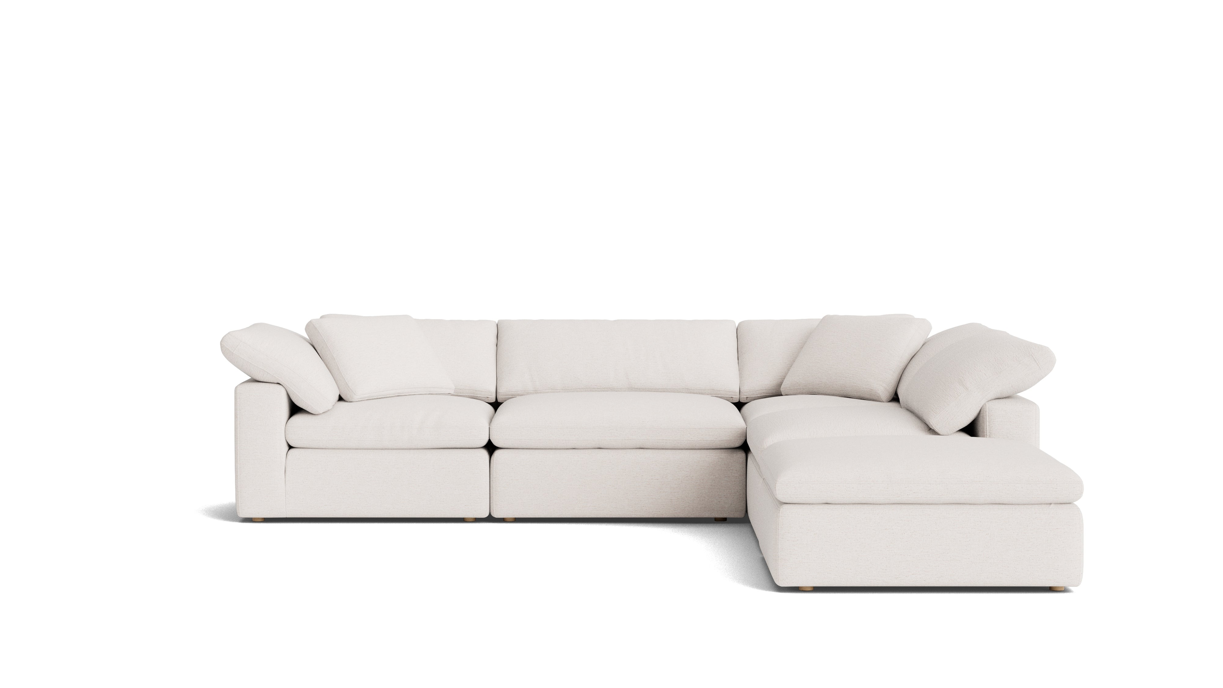 Movie Night™ 5-Piece Modular Sectional, Large, Nomad Snow