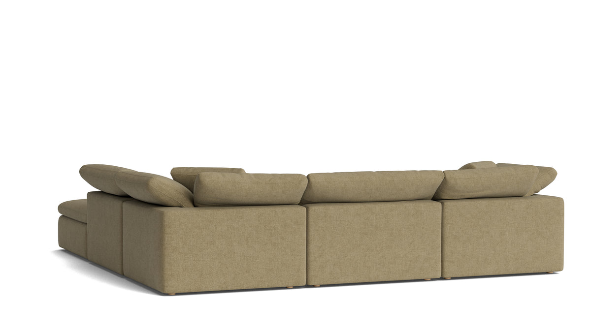 Movie Night™ 5-Piece Modular Sectional, Large, Olive