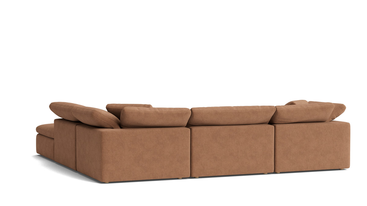 Movie Night™ 5-Piece Modular Sectional, Large, Spice