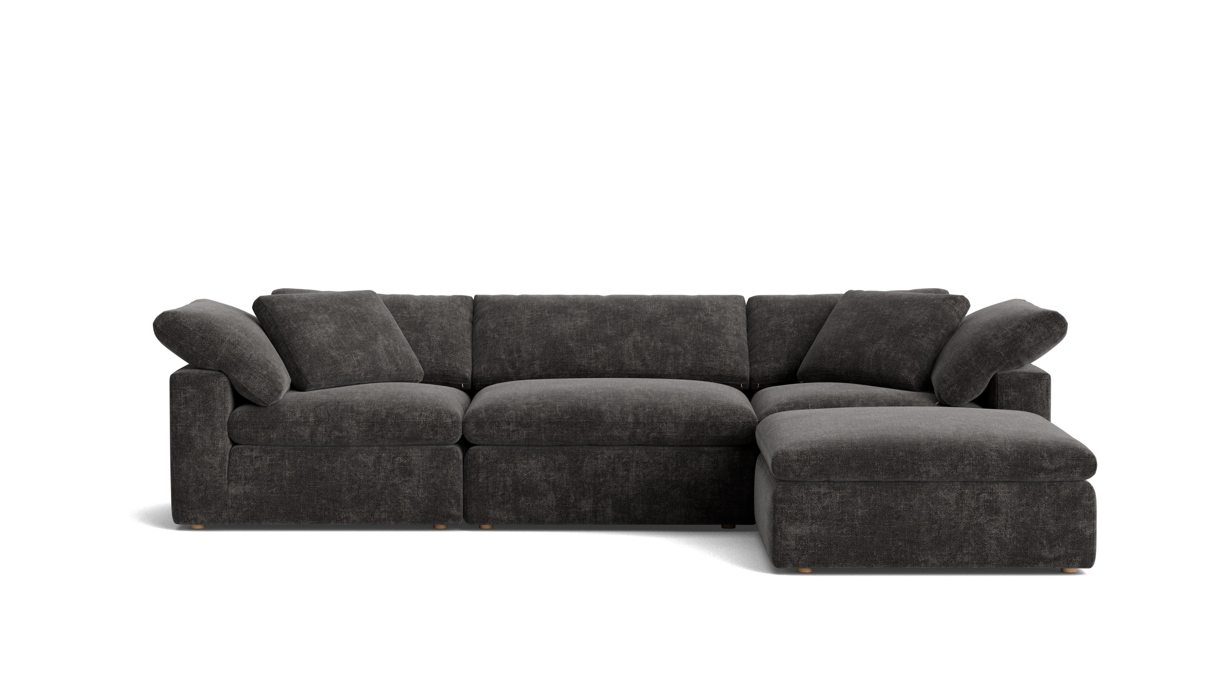 Movie Night™ 4 - Piece Modular Sectional, Large, Truffle - Sundays Company CanadaSEC-YJ-902-003
