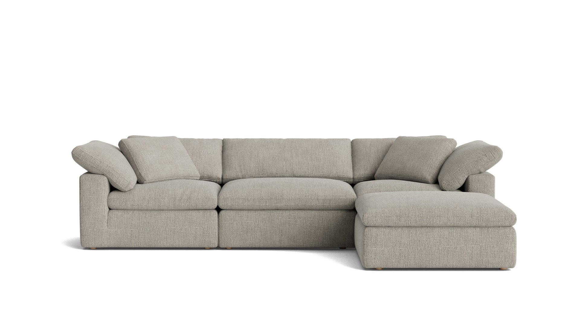 Movie Night™ 4-Piece Modular Sectional, Large, Oatmeal_image