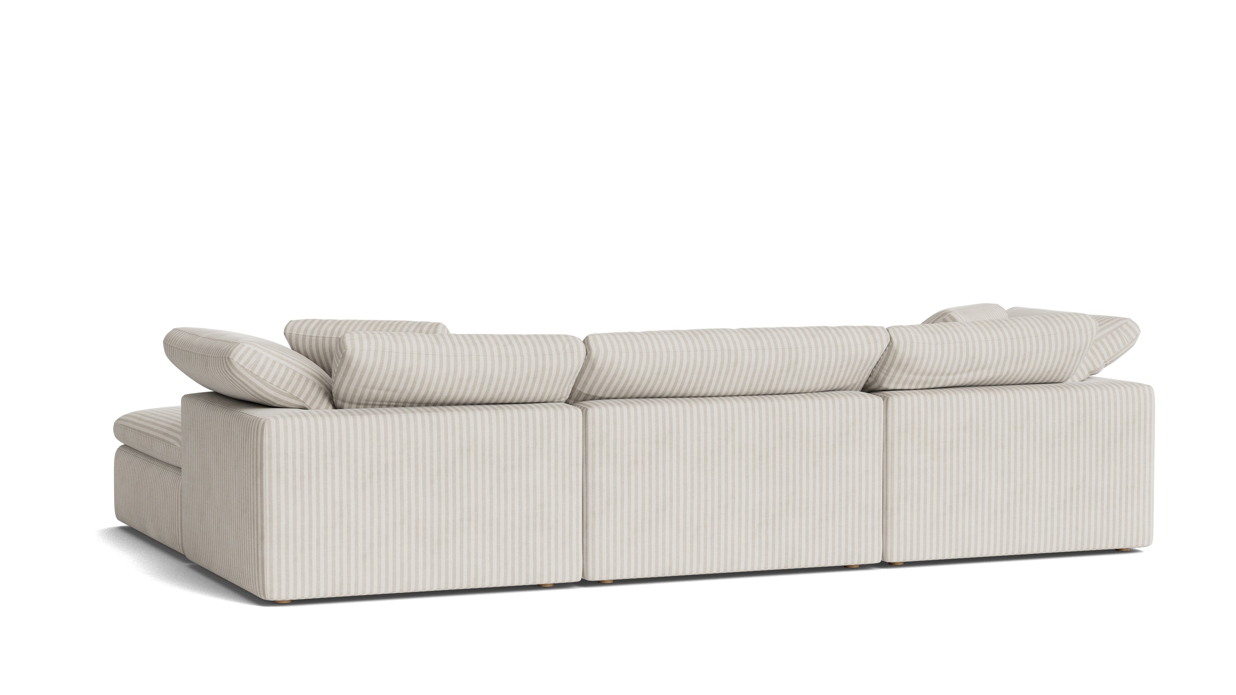 Movie Night™ 4 - Piece Modular Sectional, Large, Newport Stripe - Sundays Company CanadaSEC-YJ-902-011