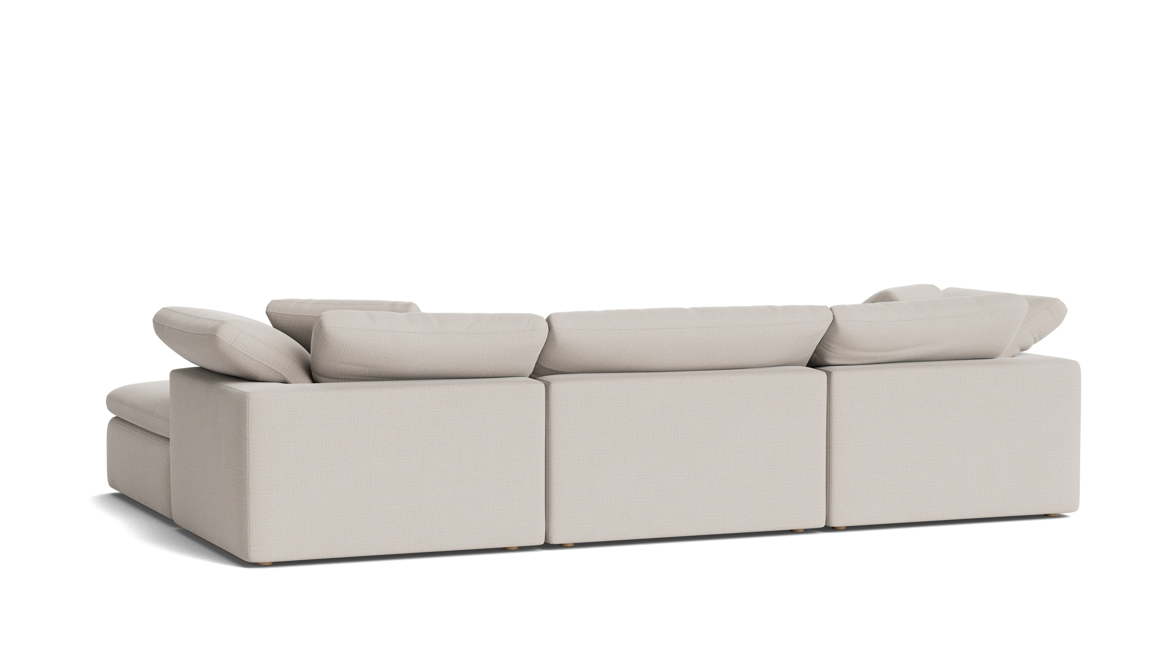 Movie Night™ 4 - Piece Modular Sectional, Large, Clay - Sundays Company CanadaSEC-YJ-902-015
