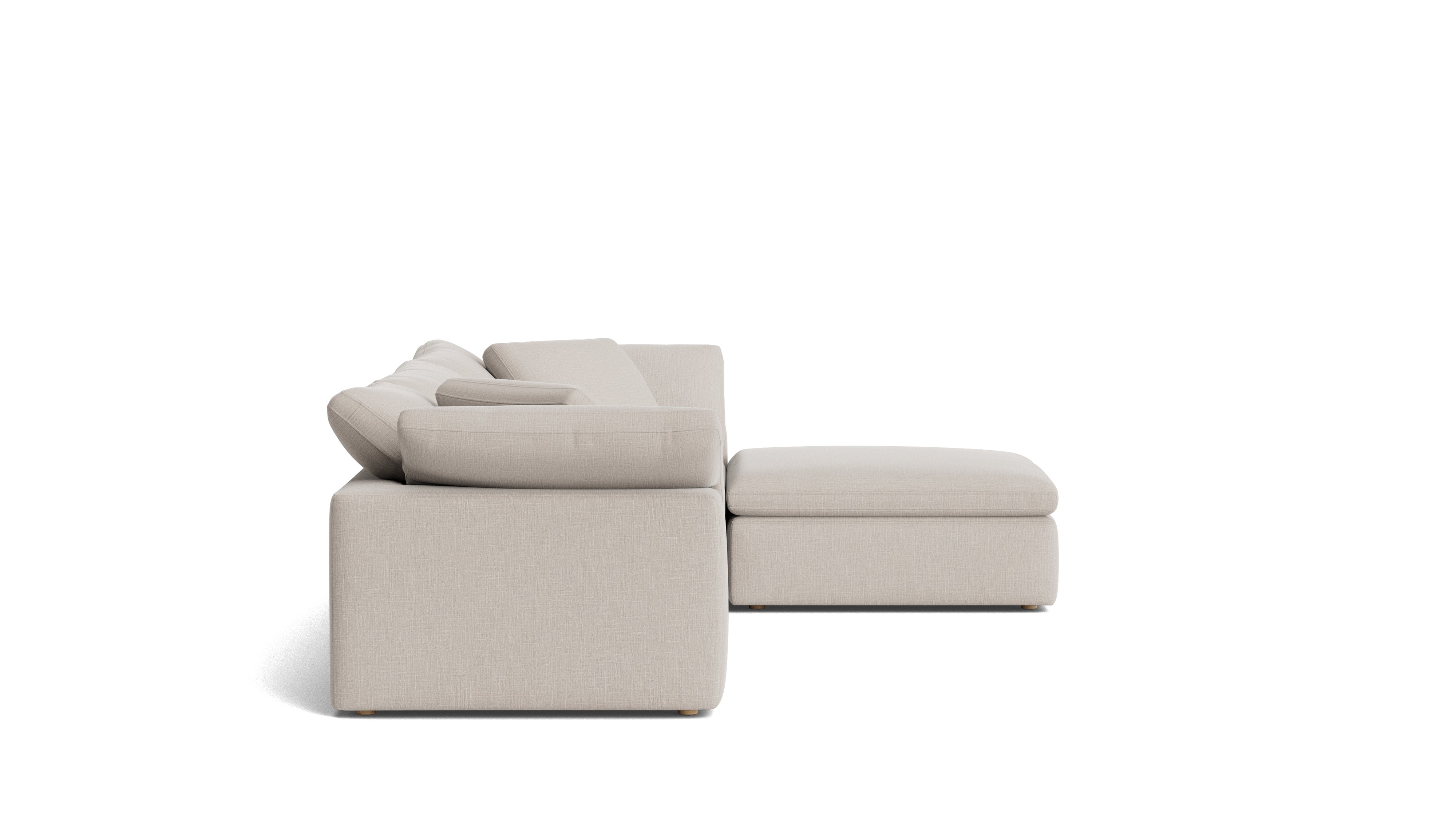 Movie Night™ 4 - Piece Modular Sectional, Large, Clay - Sundays Company CanadaSEC-YJ-902-015