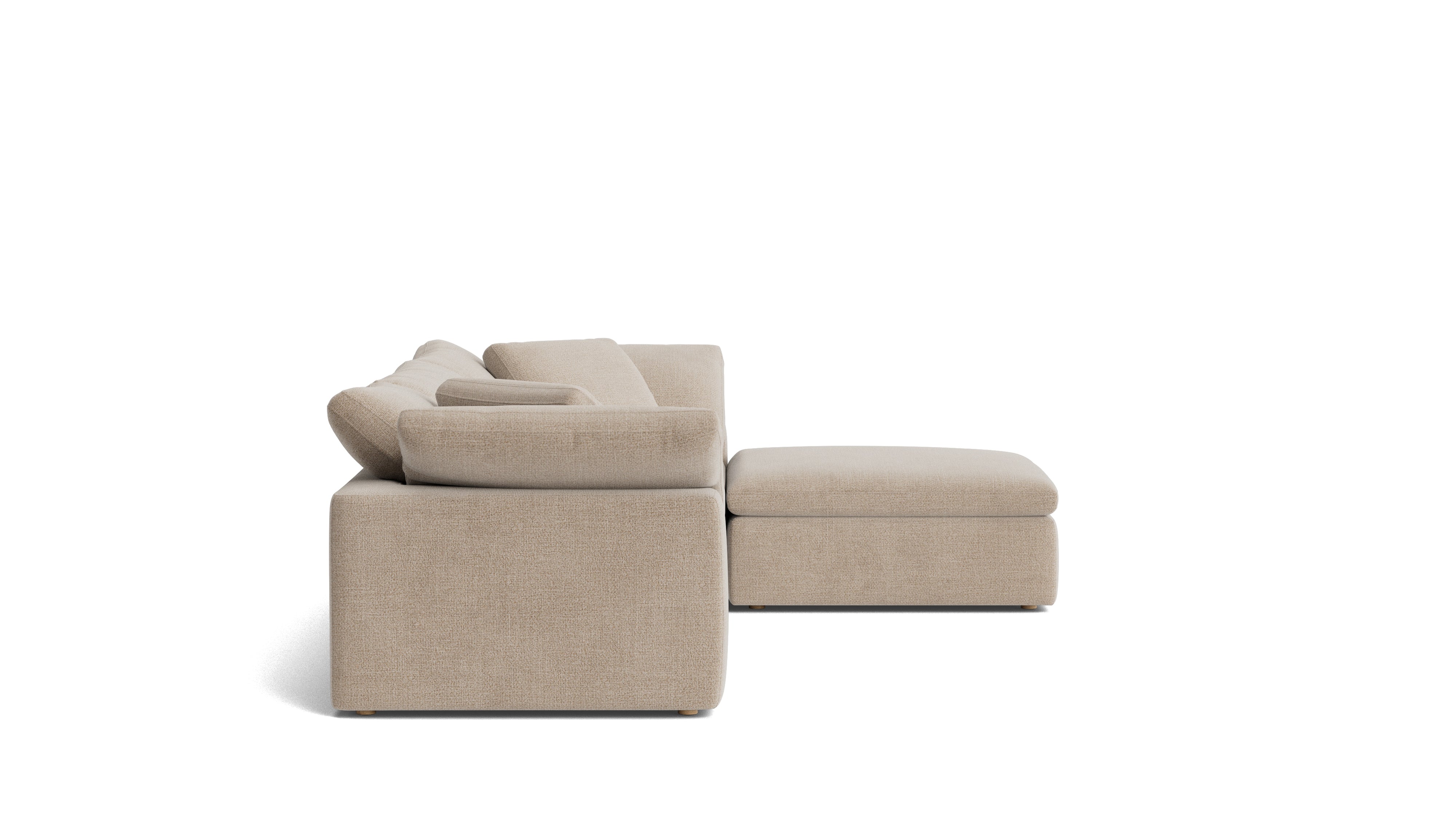 Movie Night™ 4 - Piece Modular Sectional, Large, Champagne - Sundays Company CanadaSEC-YJ-902-041