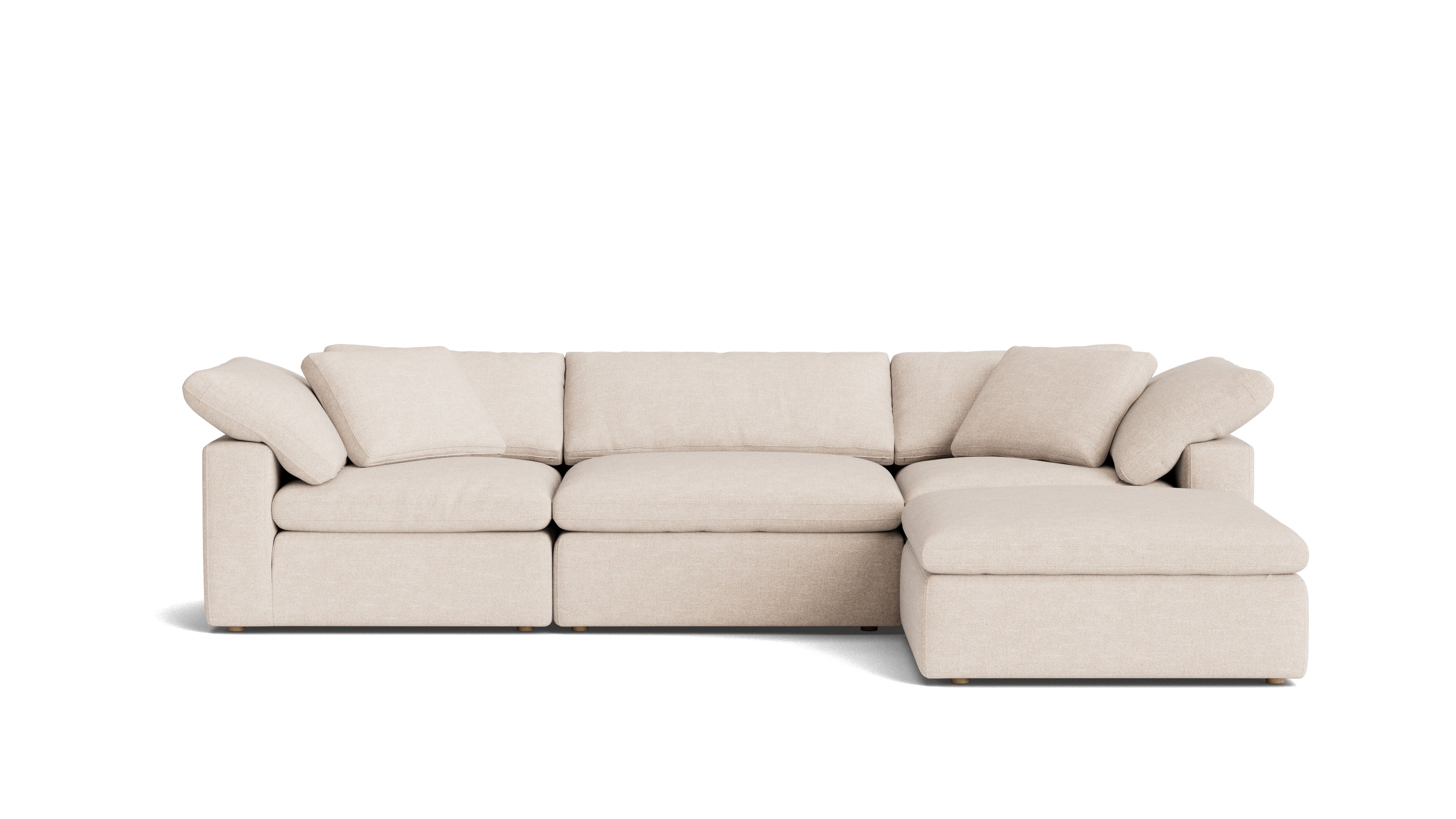 Movie Night™ 4-Piece Modular Sectional, Large, Sunbeam