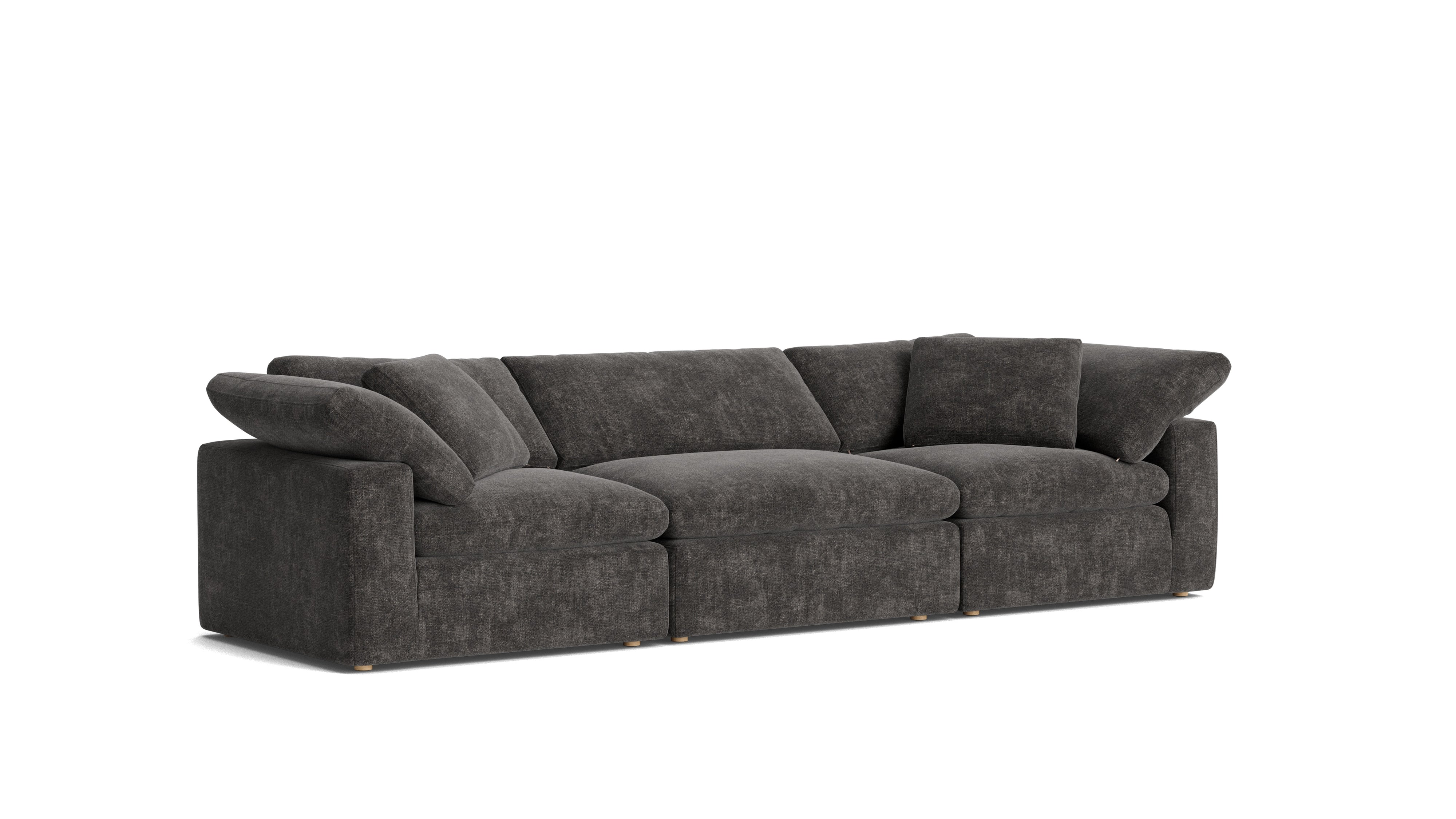 Movie Night™ 3 - Piece Modular Sofa, Large, Truffle - Sundays Company CanadaSEC-YJ-903-003