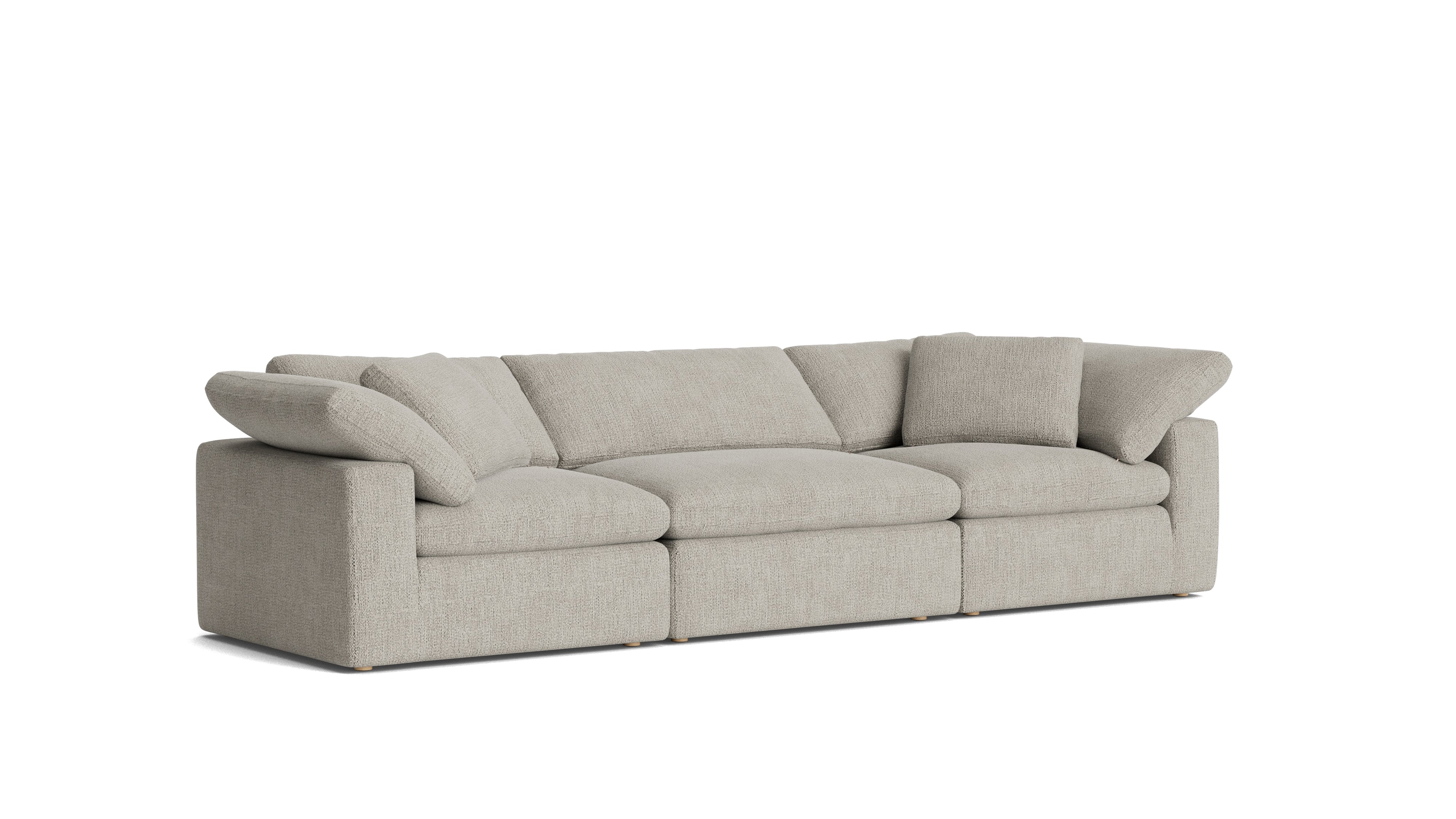 Movie Night™ 3 - Piece Modular Sofa, Large, Oatmeal - Sundays Company CanadaSEC-YJ-903-007