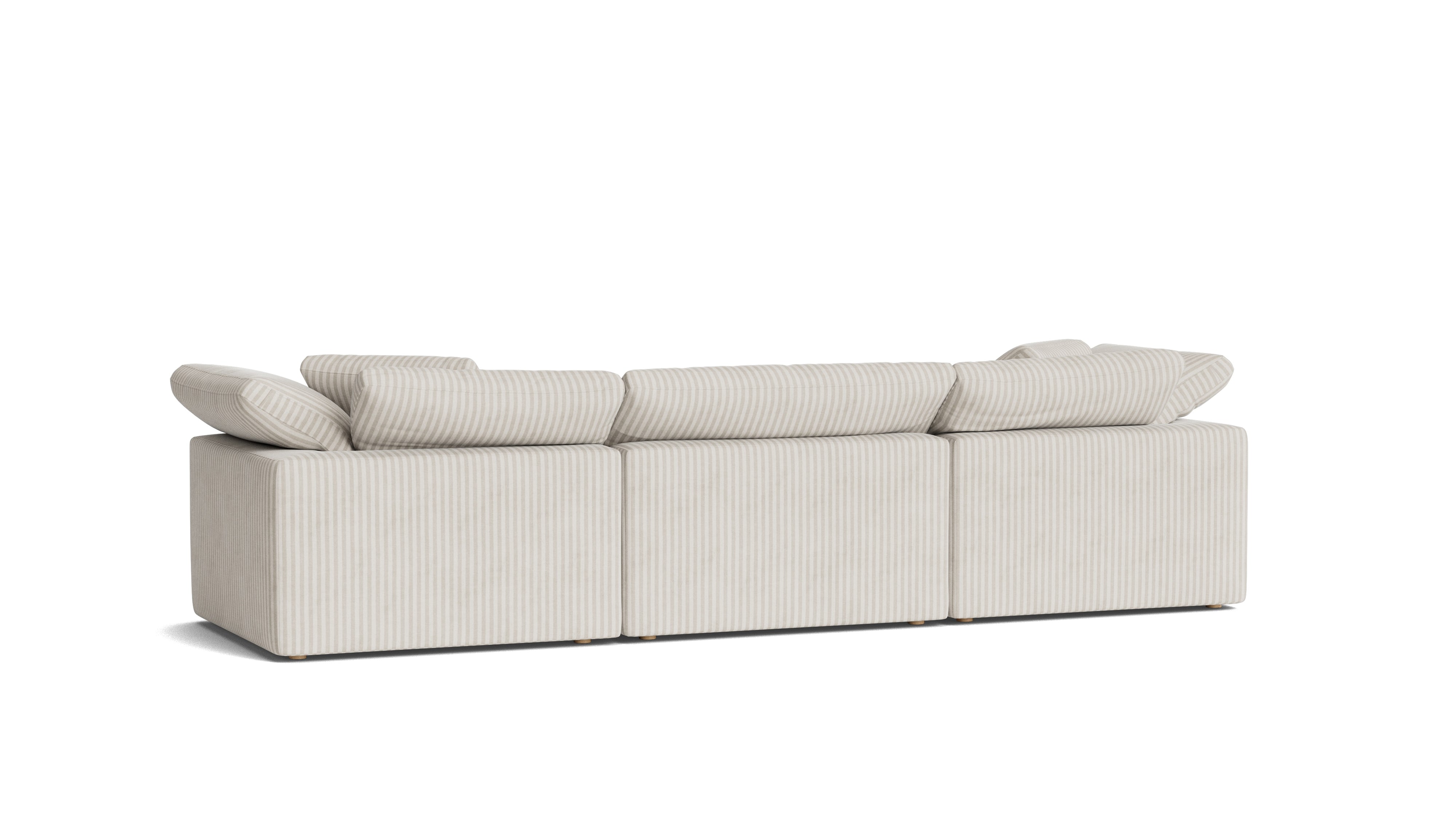Movie Night™ 3 - Piece Modular Sofa, Large, Newport Stripe - Sundays Company CanadaSEC-YJ-903-011