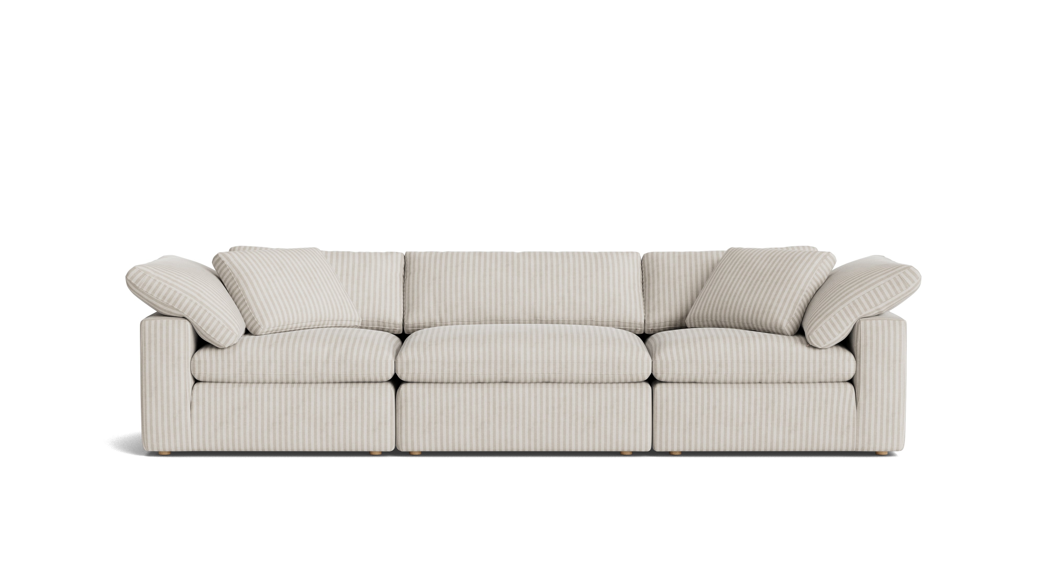 Movie Night™ 3 - Piece Modular Sofa, Large, Newport Stripe - Sundays Company CanadaSEC-YJ-903-011