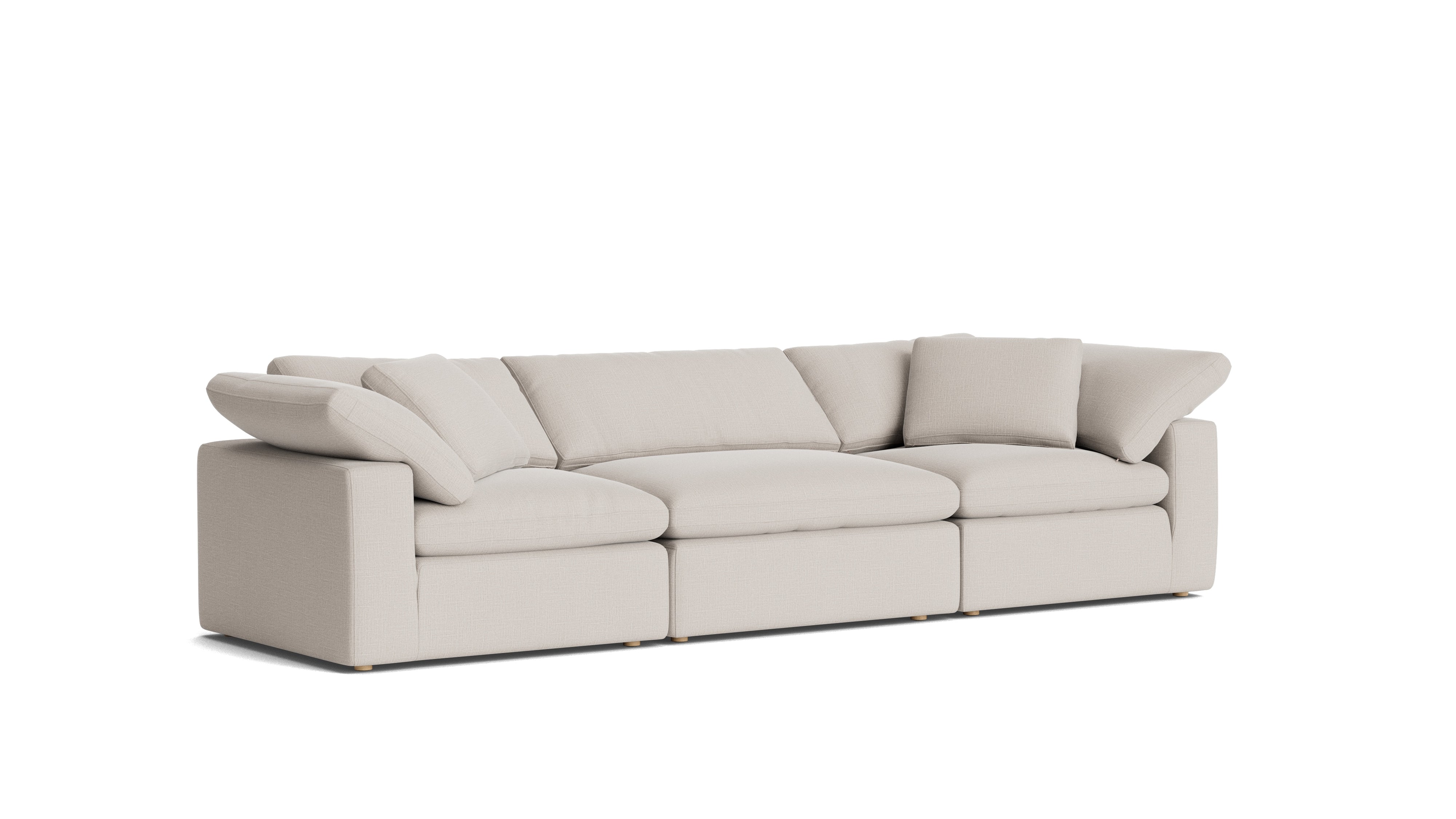 Movie Night™ 3 - Piece Modular Sofa, Large, Clay - Sundays Company CanadaSEC-YJ-903-015