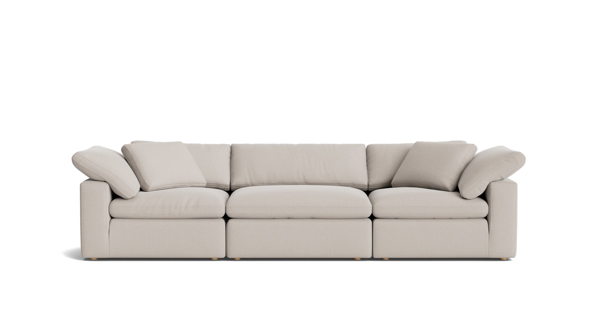 Movie Night™ 3-Piece Modular Sofa, Large, Clay_image