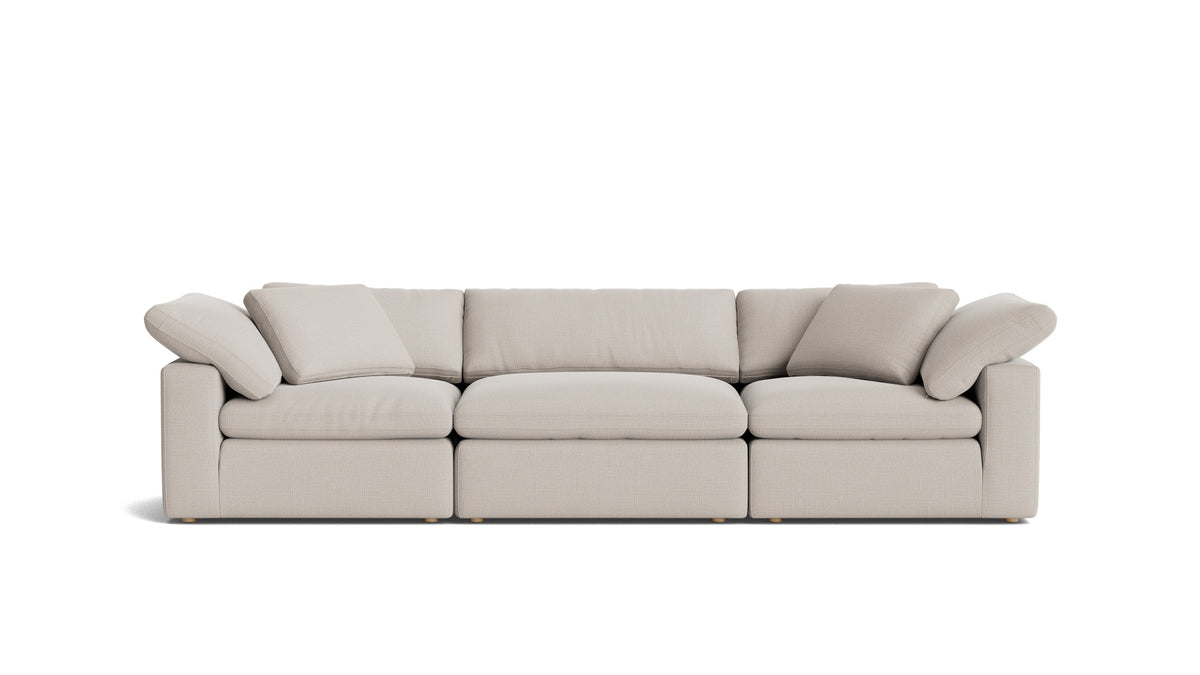 Movie Night™ 3-Piece Modular Sofa, Large, Clay