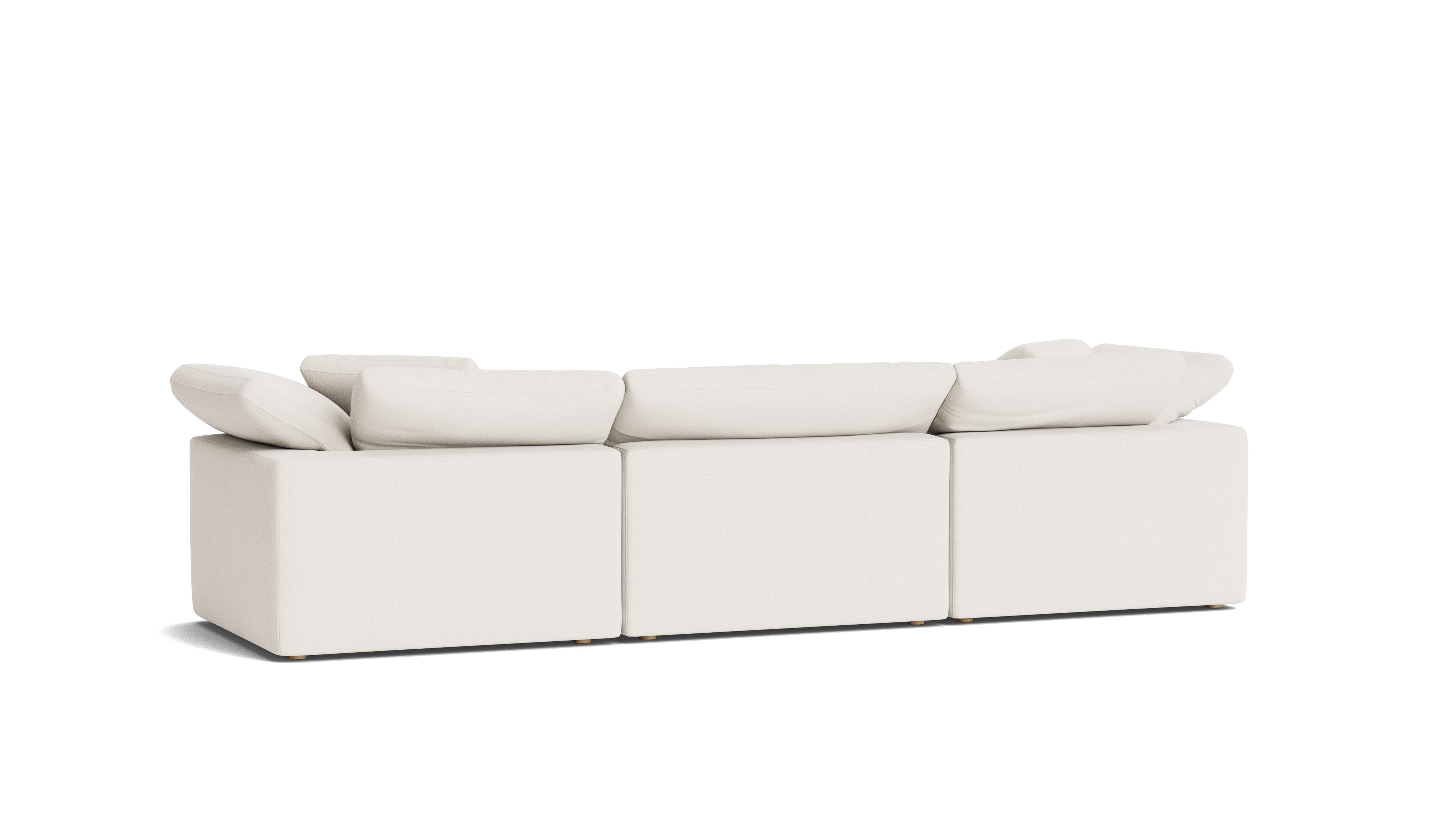 Movie Night™ 3 - Piece Modular Sofa, Large, Cream Linen - Sundays Company CanadaSEC-YJ-903-018