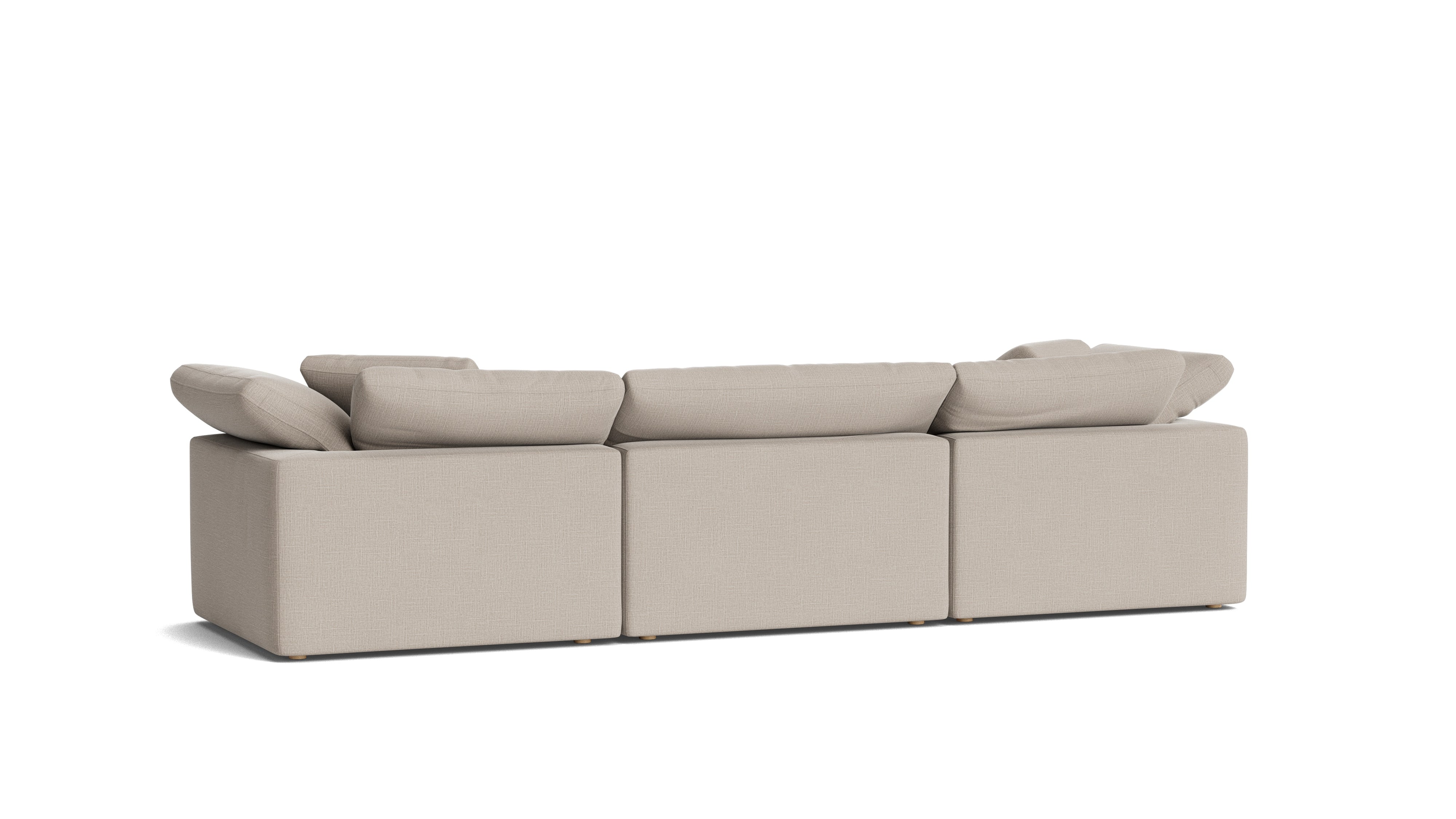 Movie Night™ 3 - Piece Modular Sofa, Large, Light Pebble - Sundays Company CanadaSEC-YJ-903-029