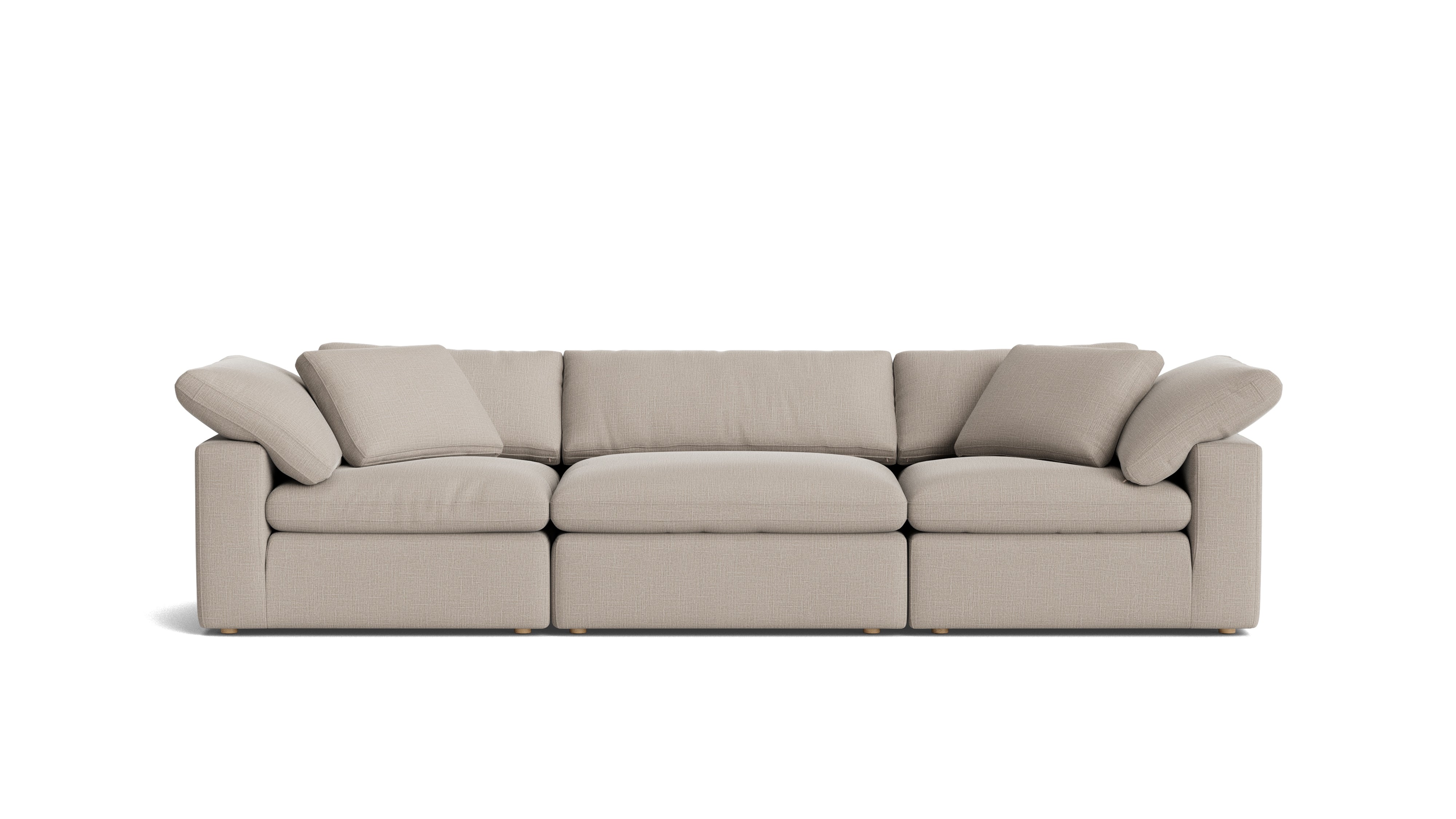 Movie Night™ 3 - Piece Modular Sofa, Large, Light Pebble - Sundays Company CanadaSEC-YJ-903-029