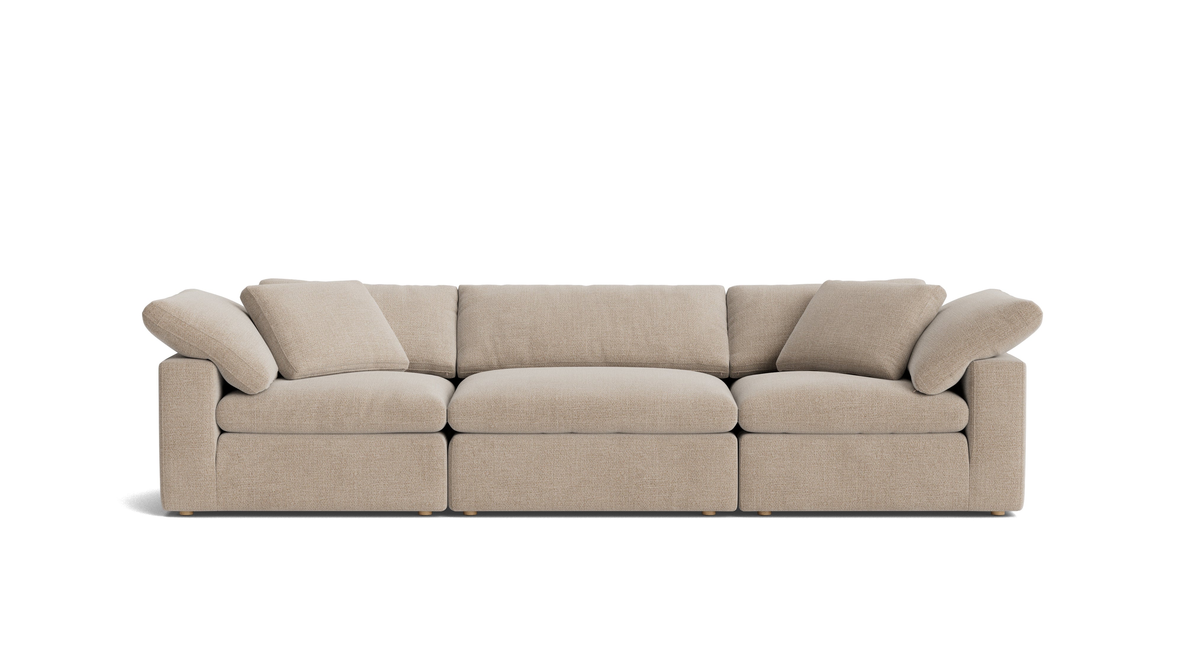 Movie Night™ 3 - Piece Modular Sofa, Large, Champagne - Sundays Company CanadaSEC-YJ-903-041