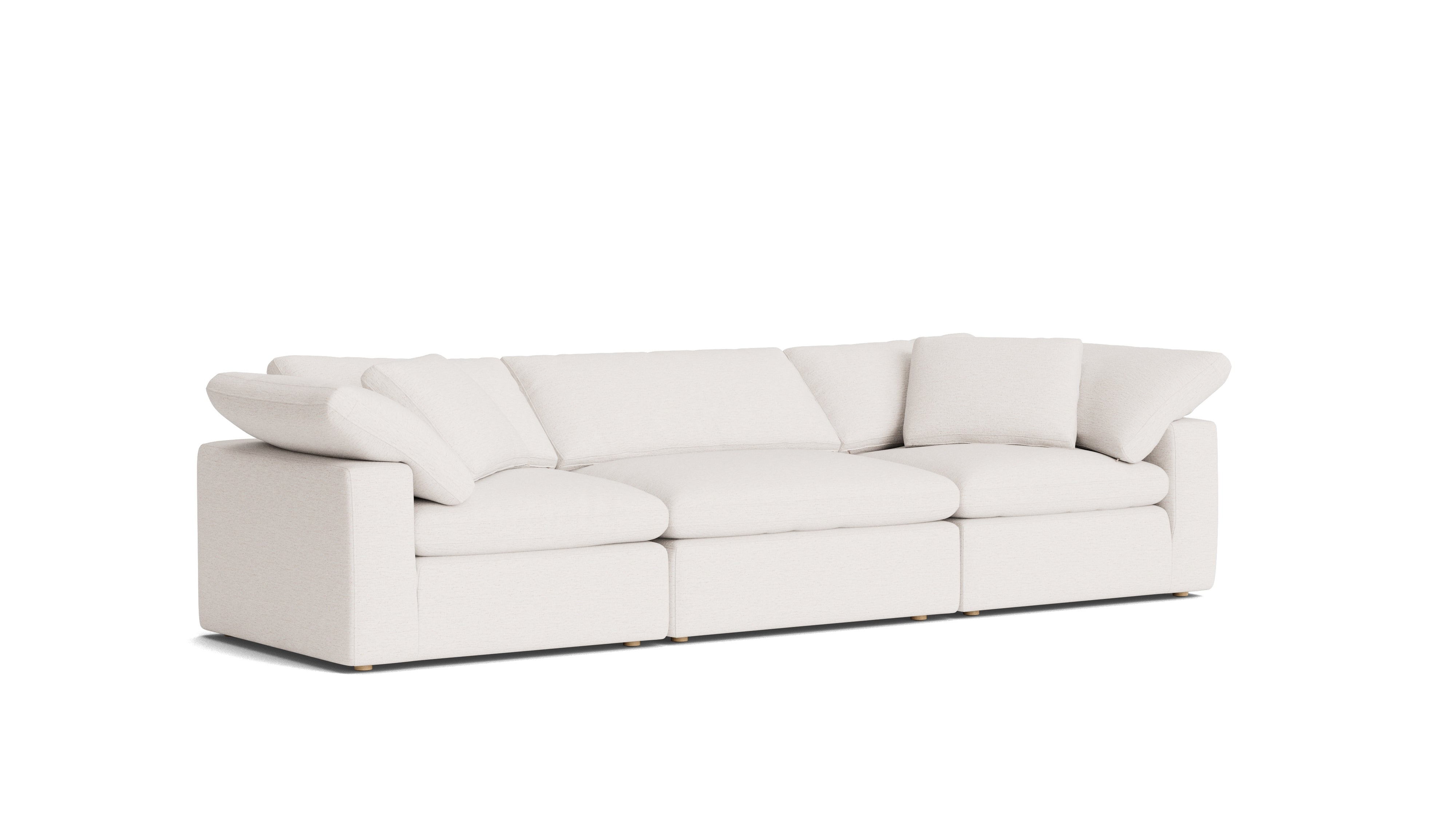 Movie Night™ 3-Piece Modular Sofa, Large, Nomad Snow
