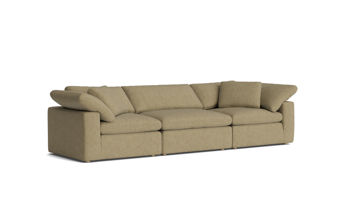 Movie Night™ 3-Piece Modular Sofa, Large, Olive