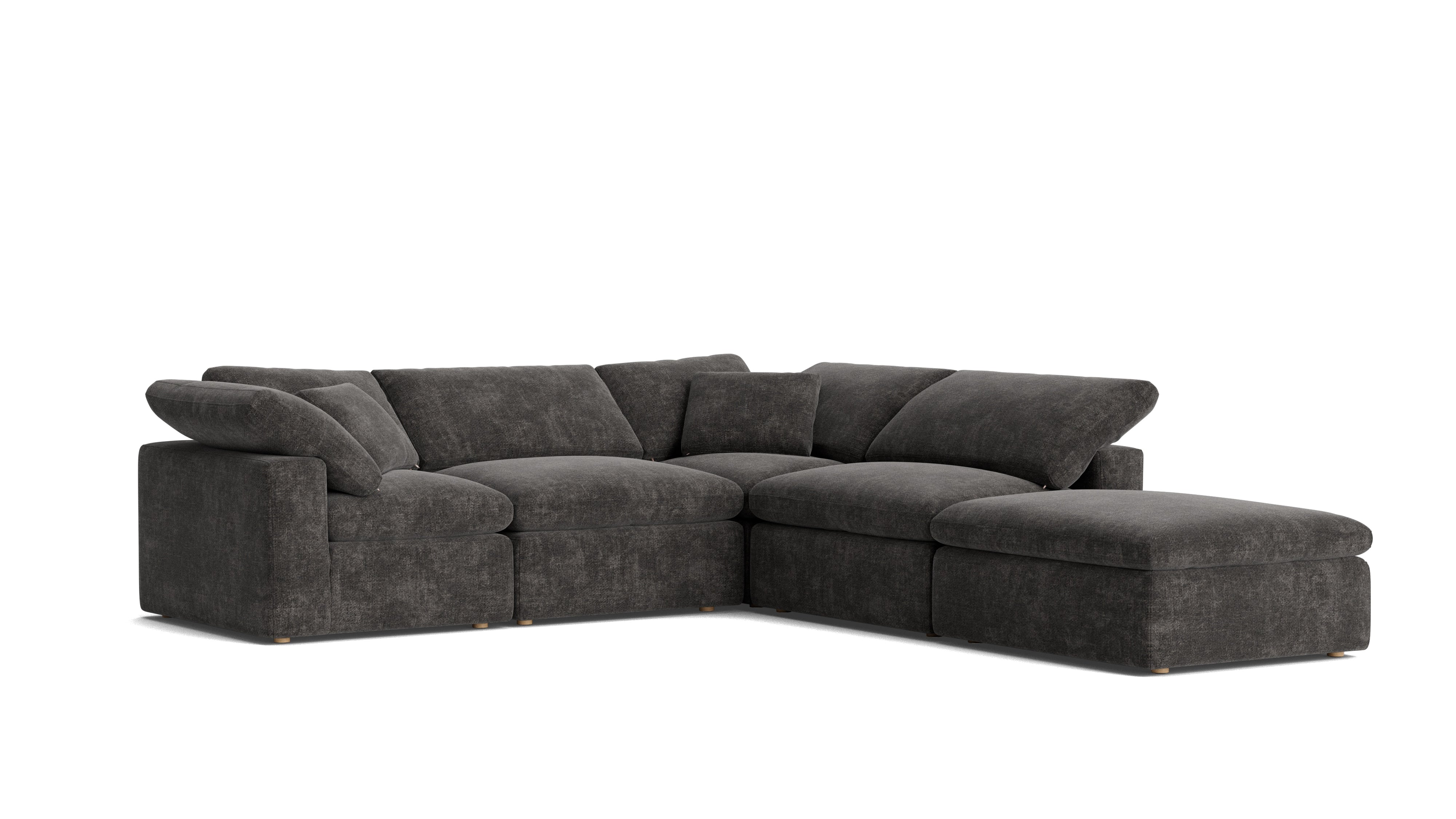 Movie Night™ 5 - Piece Modular Sectional, Standard, Truffle - Sundays Company CanadaSEC-YJ-909-003
