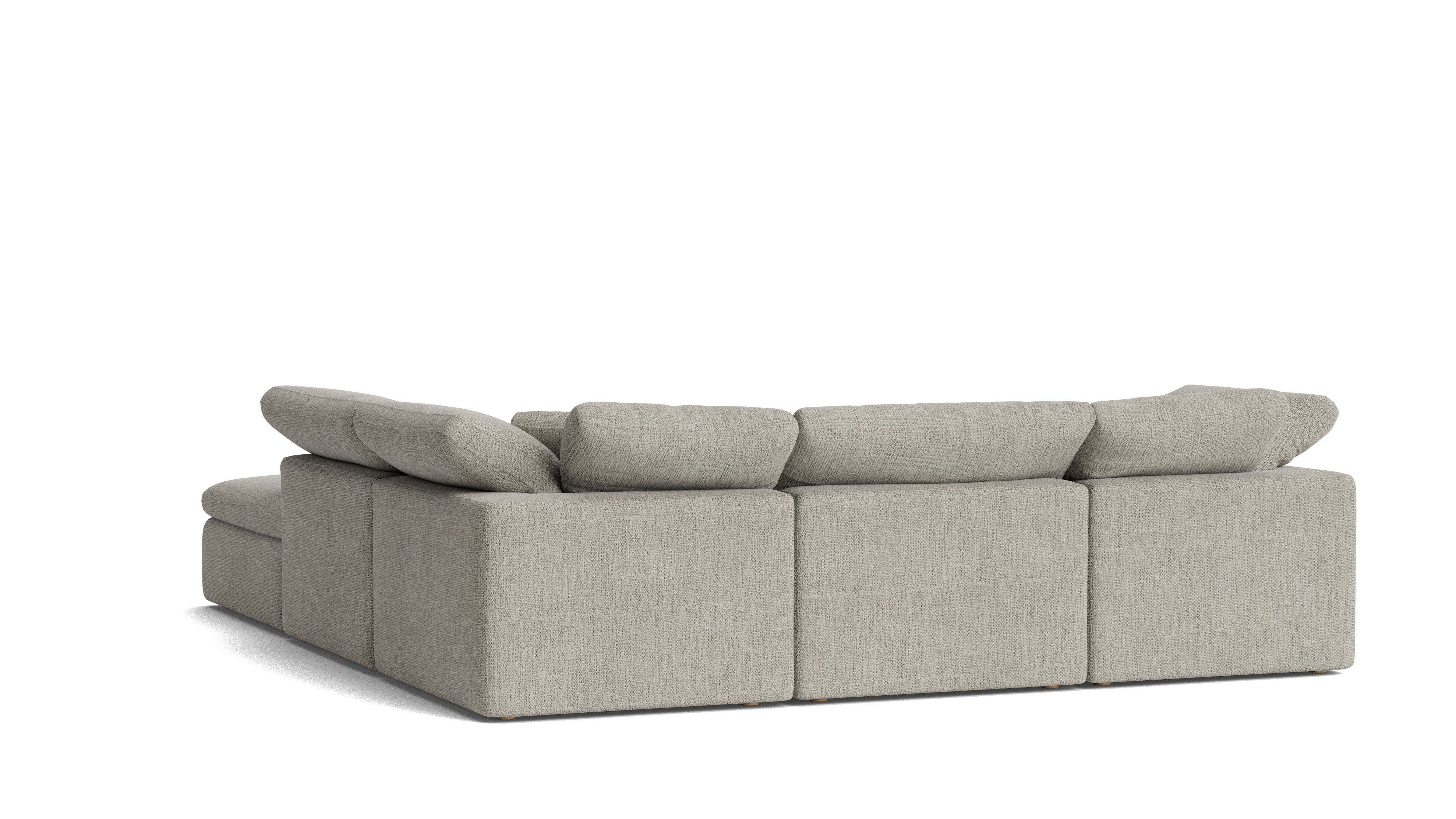 Movie Night™ 5 - Piece Modular Sectional, Standard, Oatmeal - Sundays Company CanadaSEC-YJ-909-007