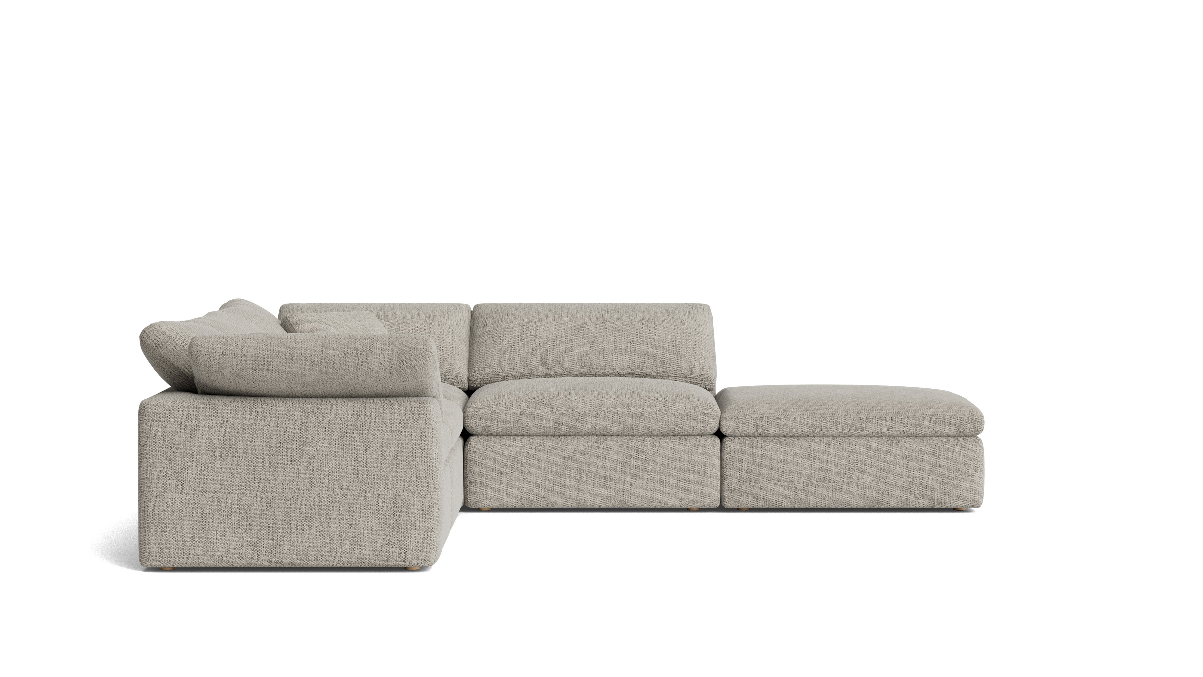 Movie Night™ 5 - Piece Modular Sectional, Standard, Oatmeal - Sundays Company CanadaSEC-YJ-909-007