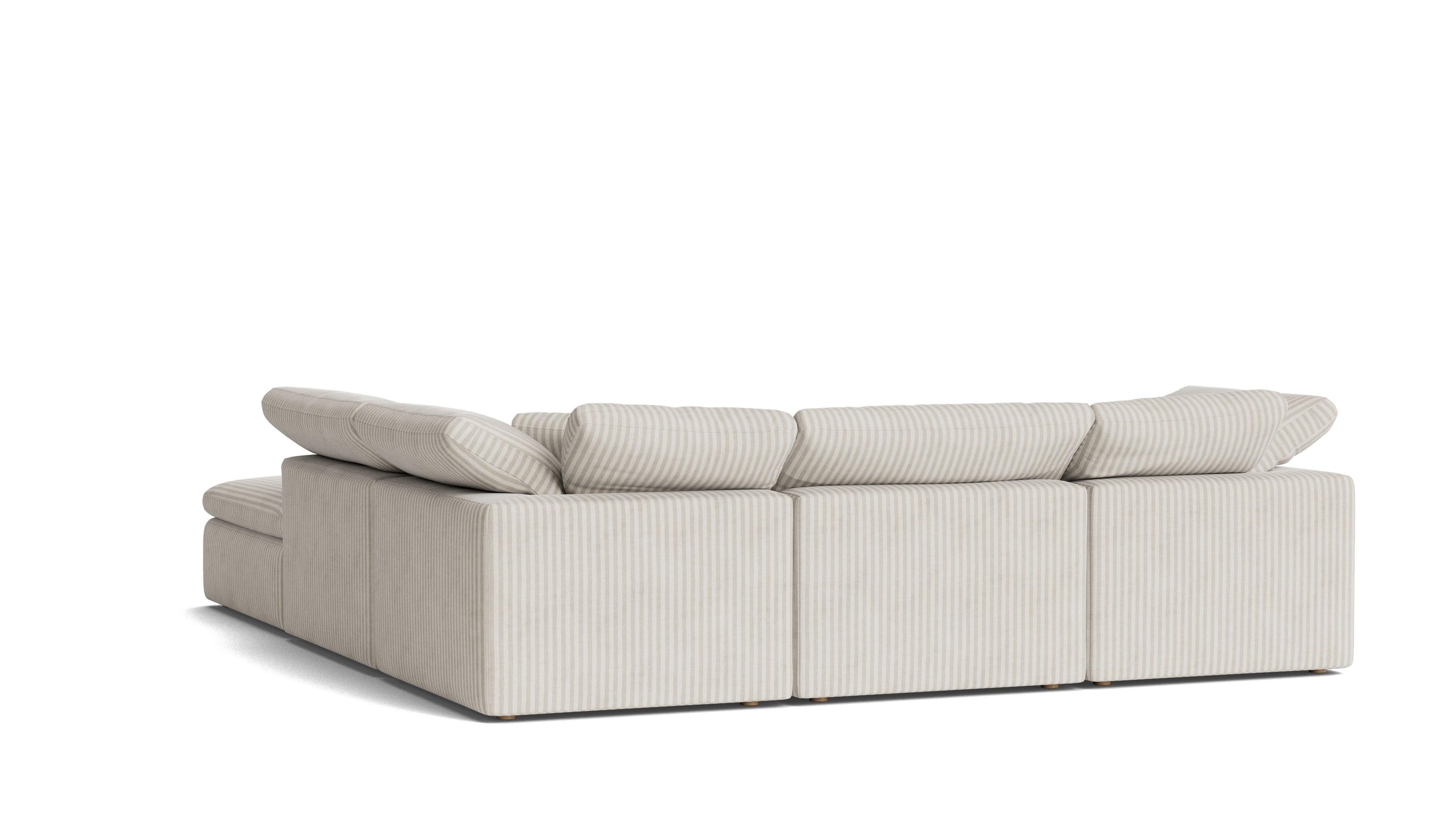Movie Night™ 5 - Piece Modular Sectional, Standard, Newport Stripe - Sundays Company CanadaSEC-YJ-909-011