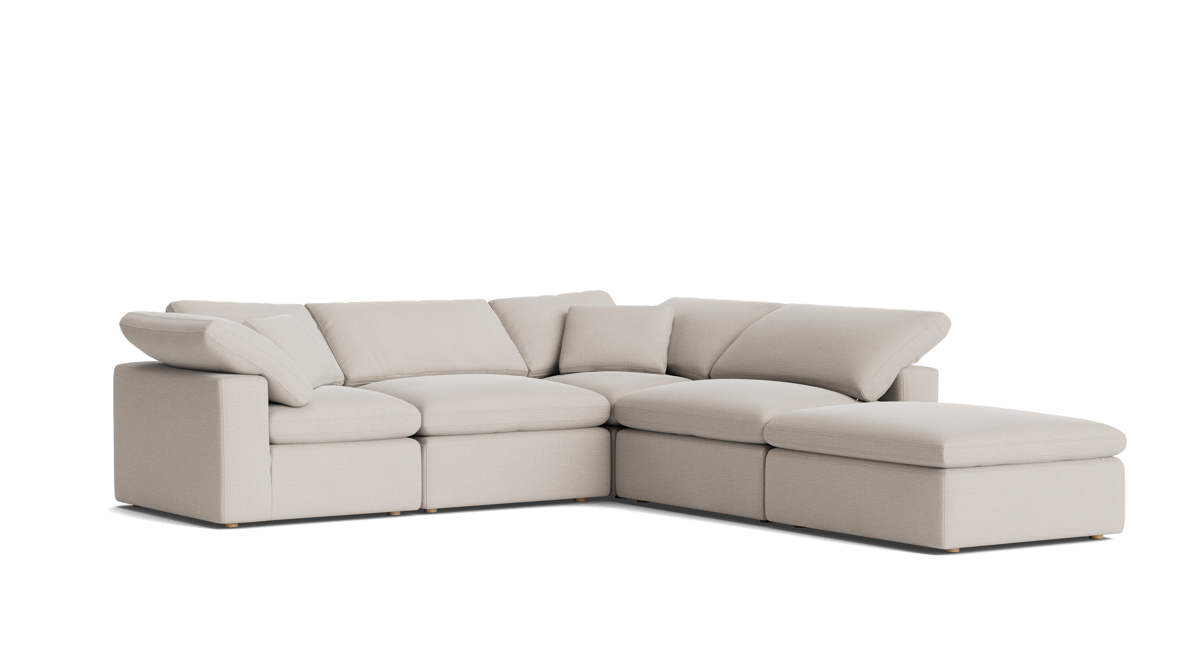 Movie Night™ 5 - Piece Modular Sectional, Standard, Clay - Sundays Company CanadaSEC-YJ-909-015