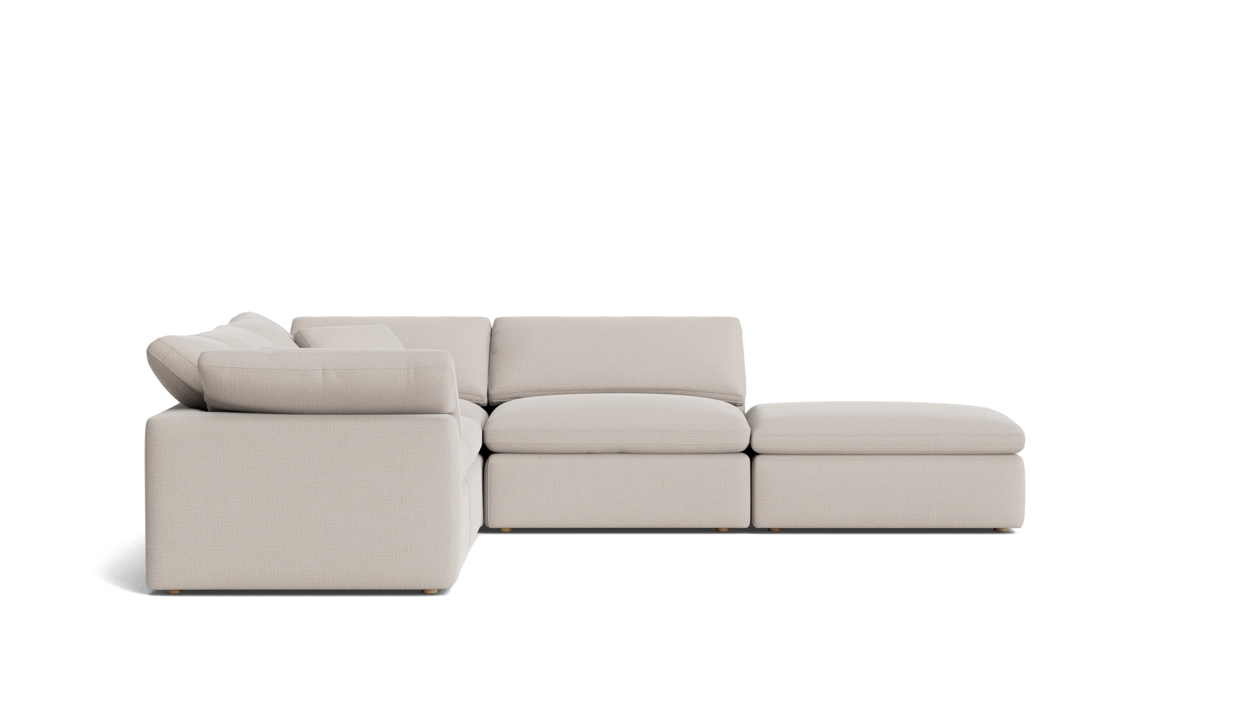 Movie Night™ 5 - Piece Modular Sectional, Standard, Clay - Sundays Company CanadaSEC-YJ-909-015