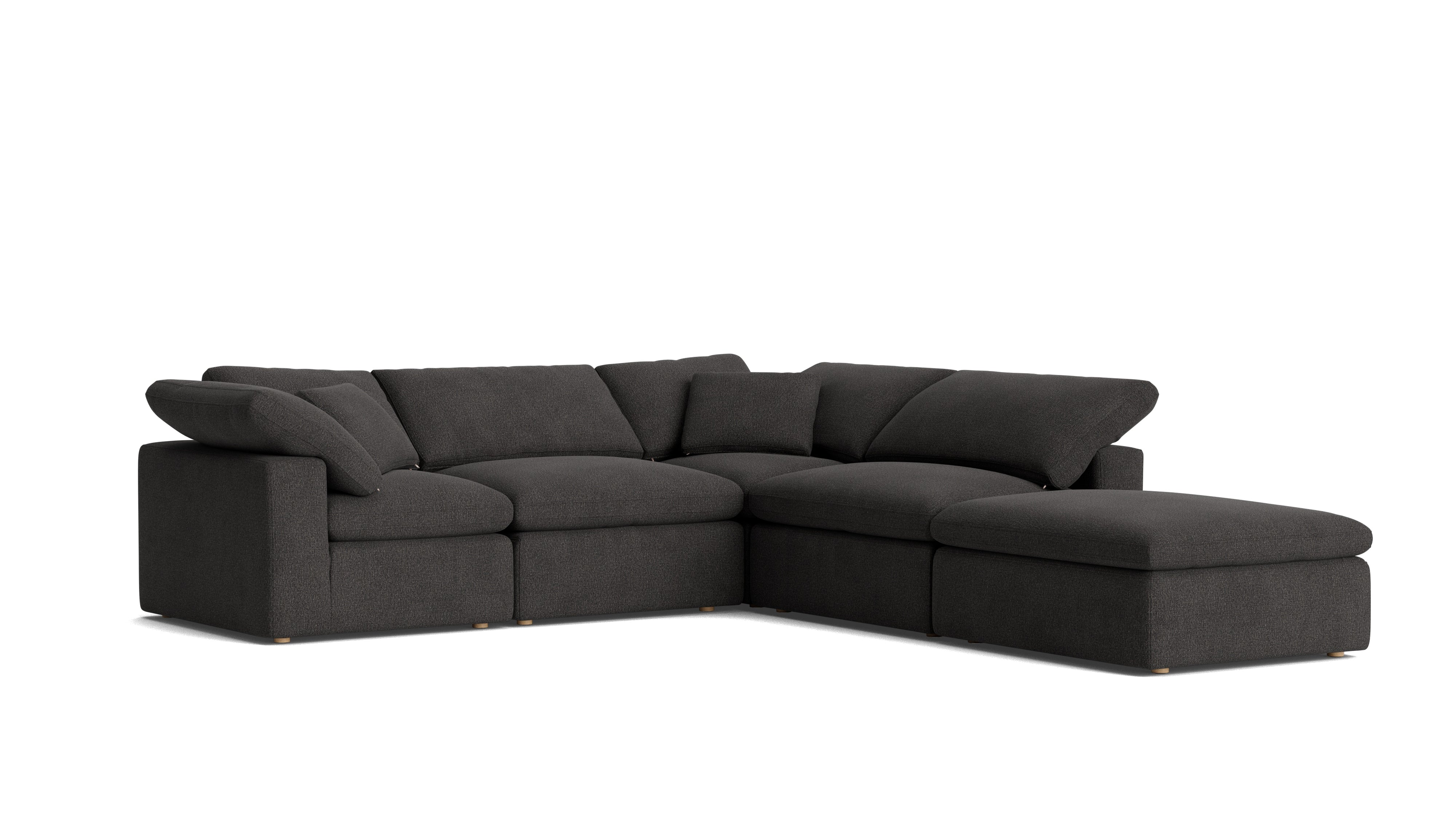 Movie Night™ 5 - Piece Modular Sectional, Standard, Dark Shadow - Sundays Company CanadaSEC-YJ-909-025