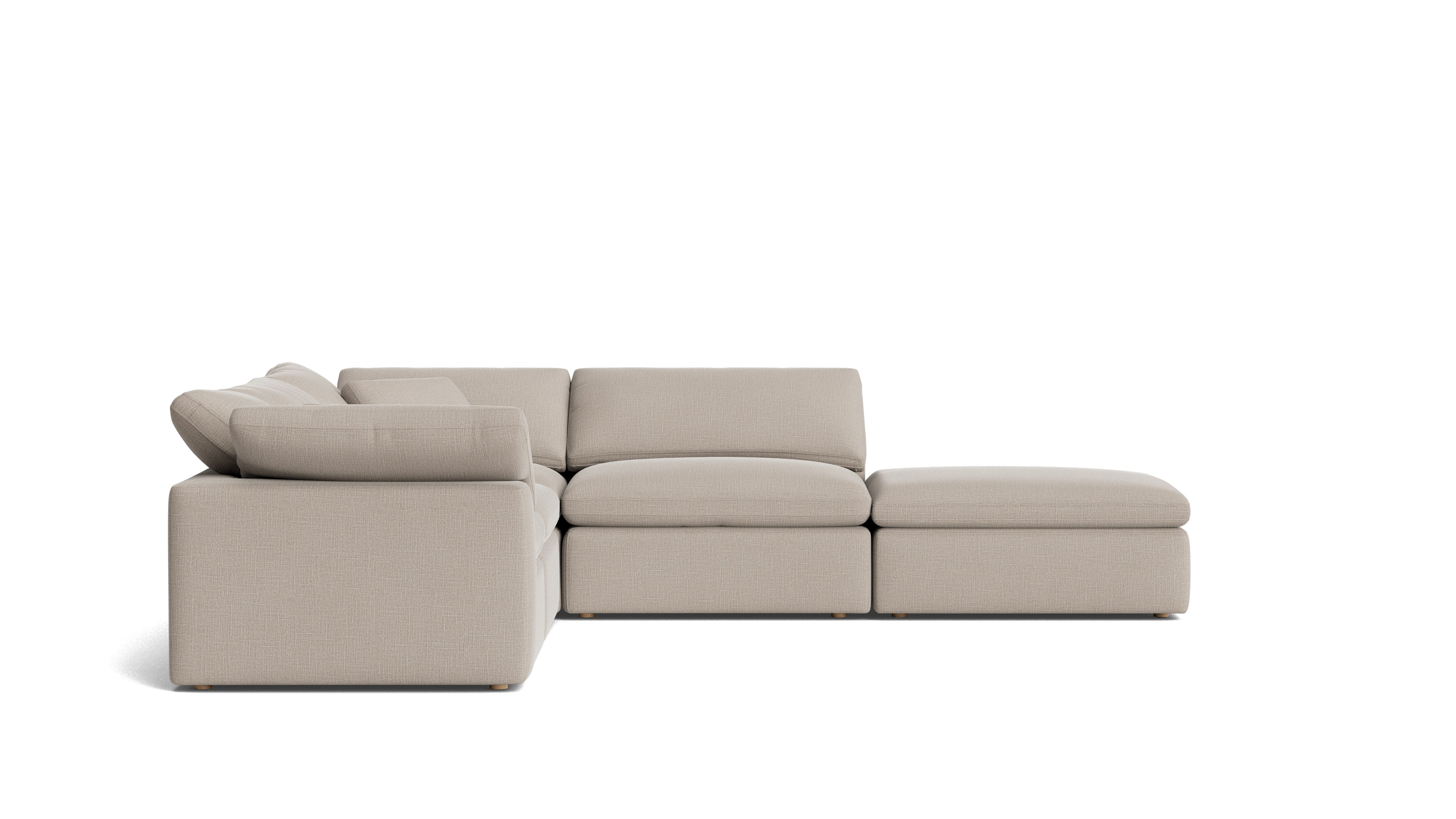 Movie Night™ 5 - Piece Modular Sectional, Standard, Light Pebble - Sundays Company CanadaSEC-YJ-909-029