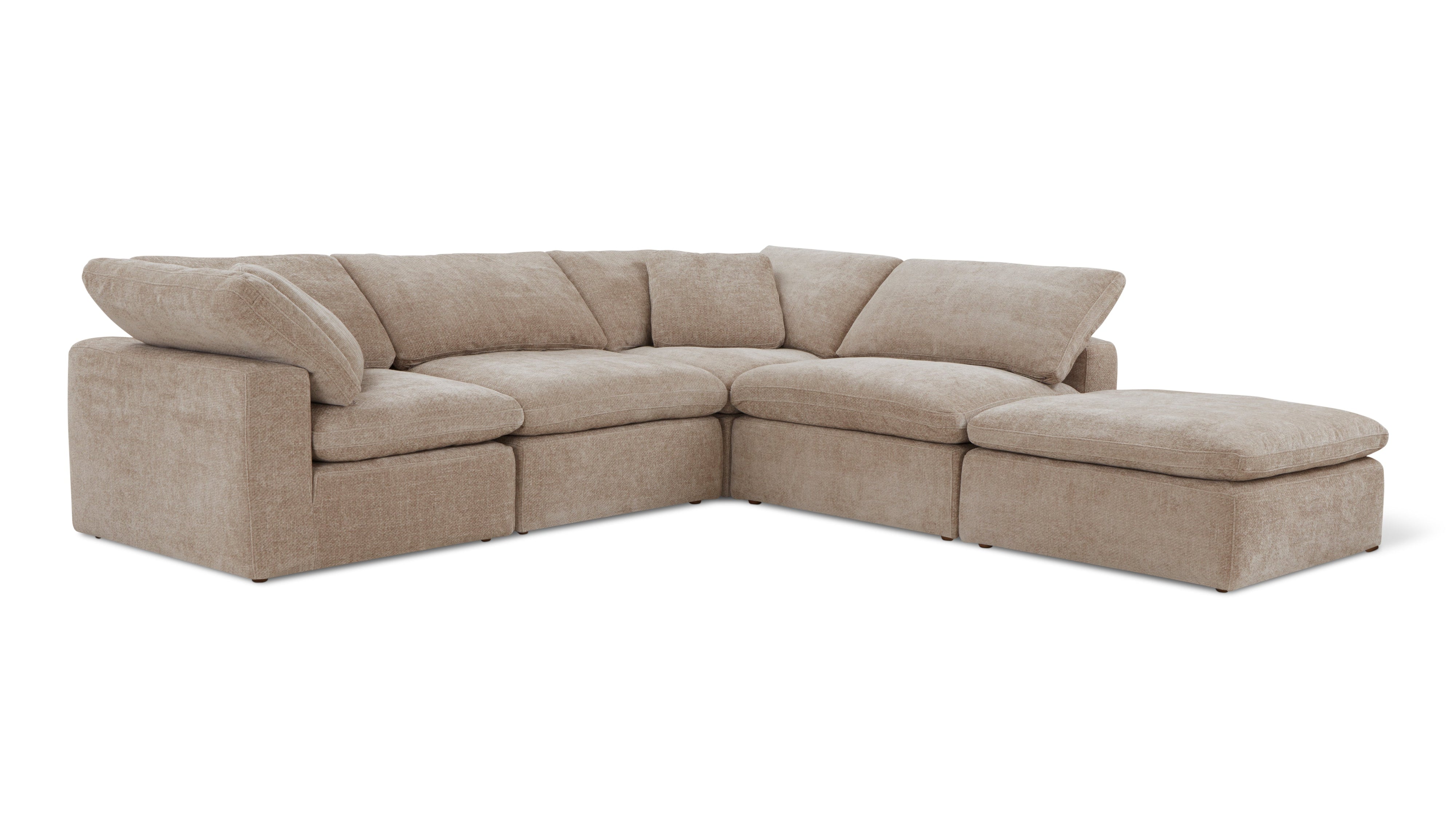 Movie Night™ 5-Piece Modular Sectional, Standard, Champagne - Image 11