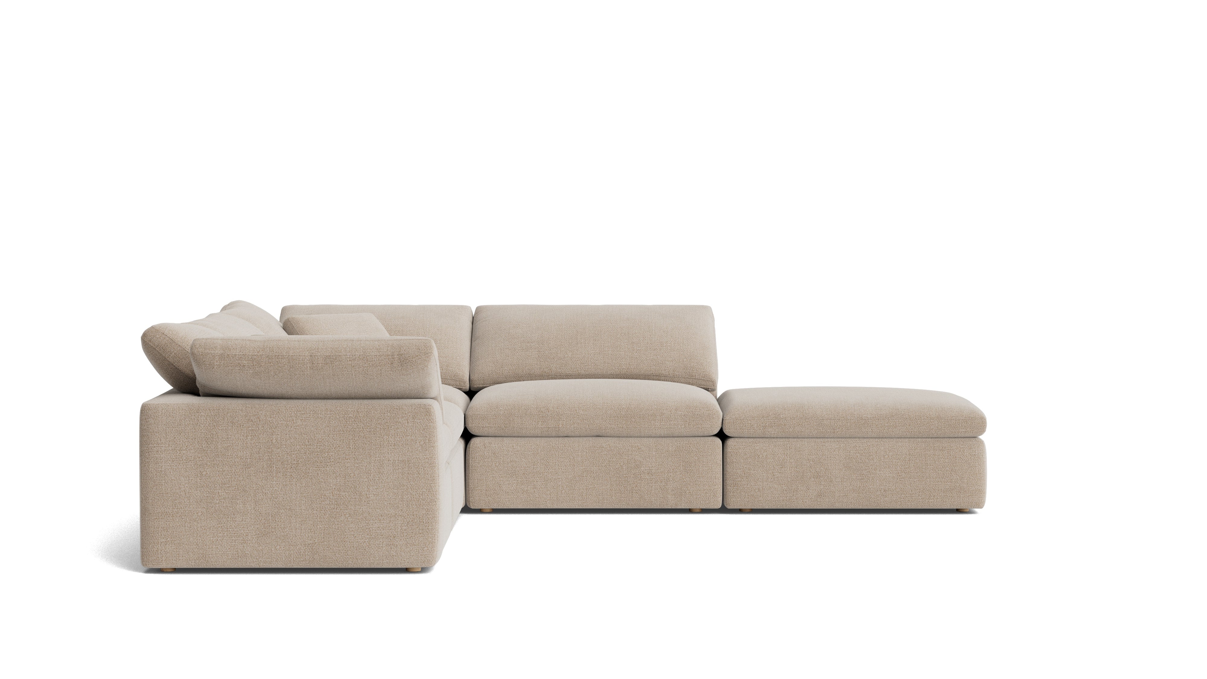 Movie Night™ 5 - Piece Modular Sectional, Standard, Champagne - Sundays Company CanadaSEC-YJ-909-041