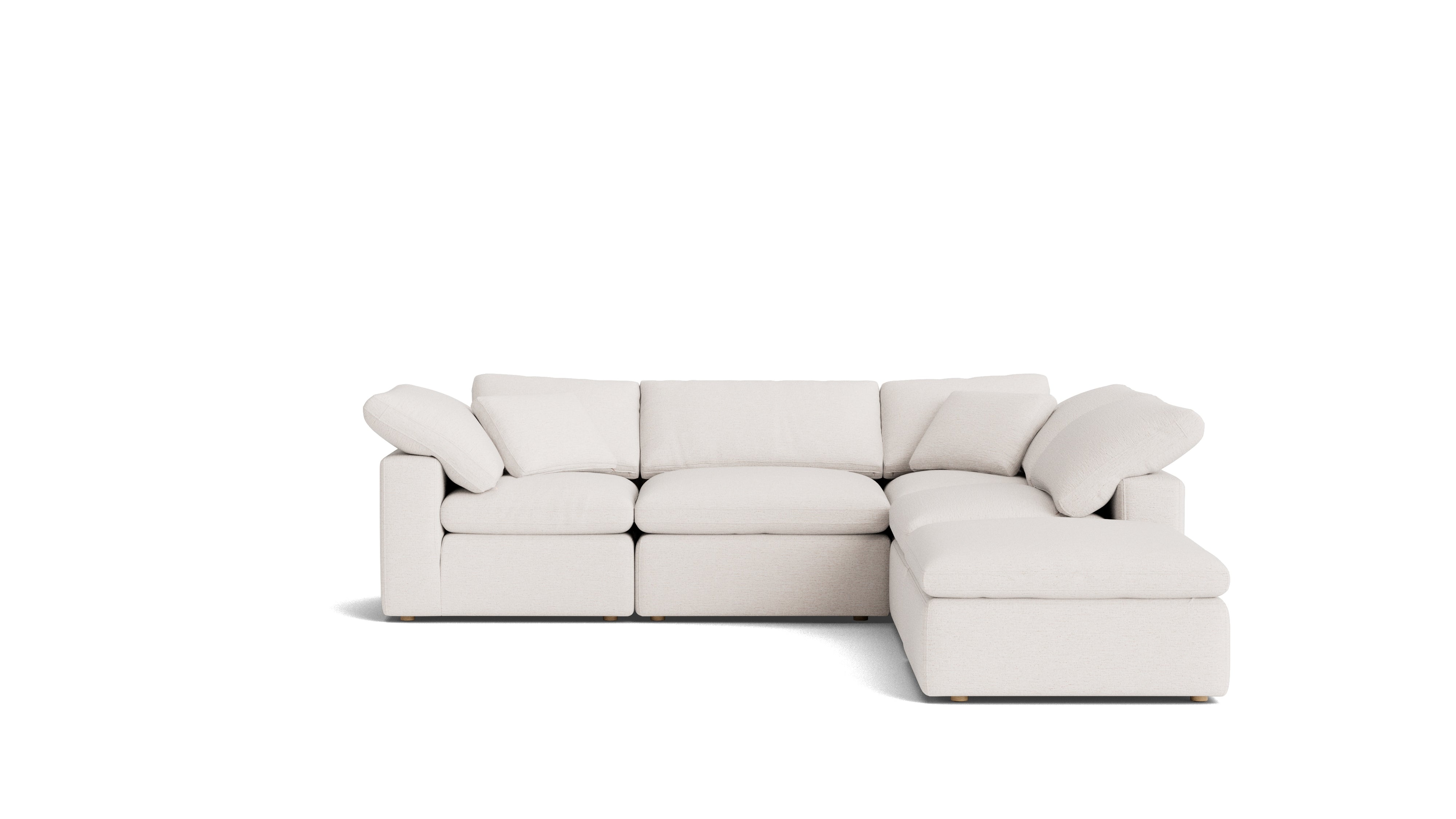 Movie Night™ 5-Piece Modular Sectional, Standard, Nomad Snow