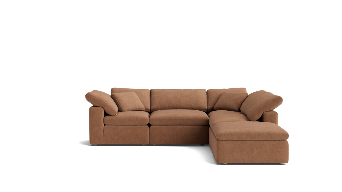Movie Night™ 5-Piece Modular Sectional, Standard, Spice