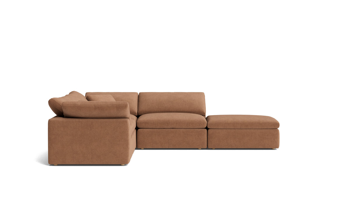 Movie Night™ 5-Piece Modular Sectional, Standard, Spice