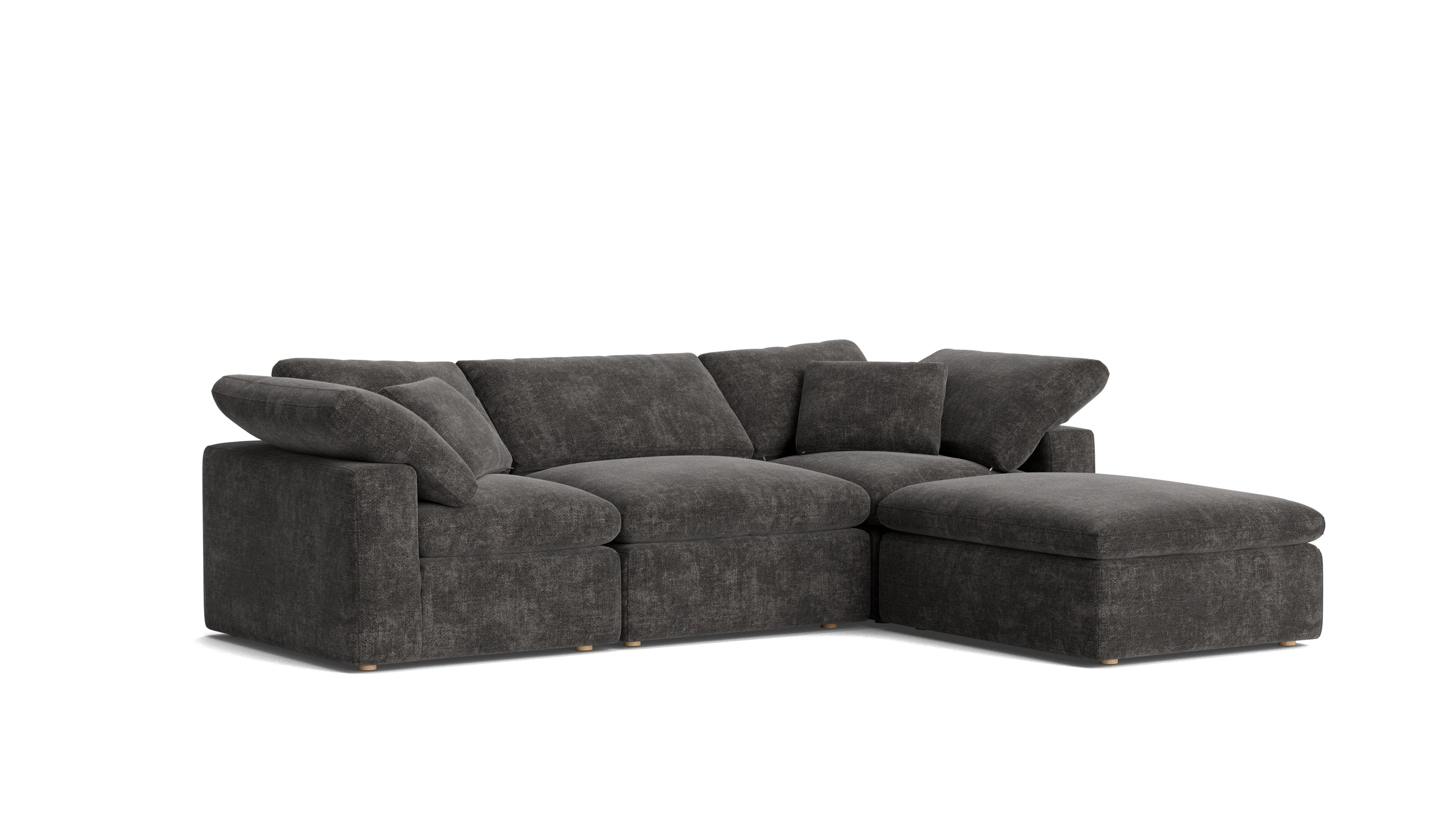 Movie Night™ 4 - Piece Modular Sectional, Standard, Truffle - Sundays Company CanadaSEC-YJ-910-003