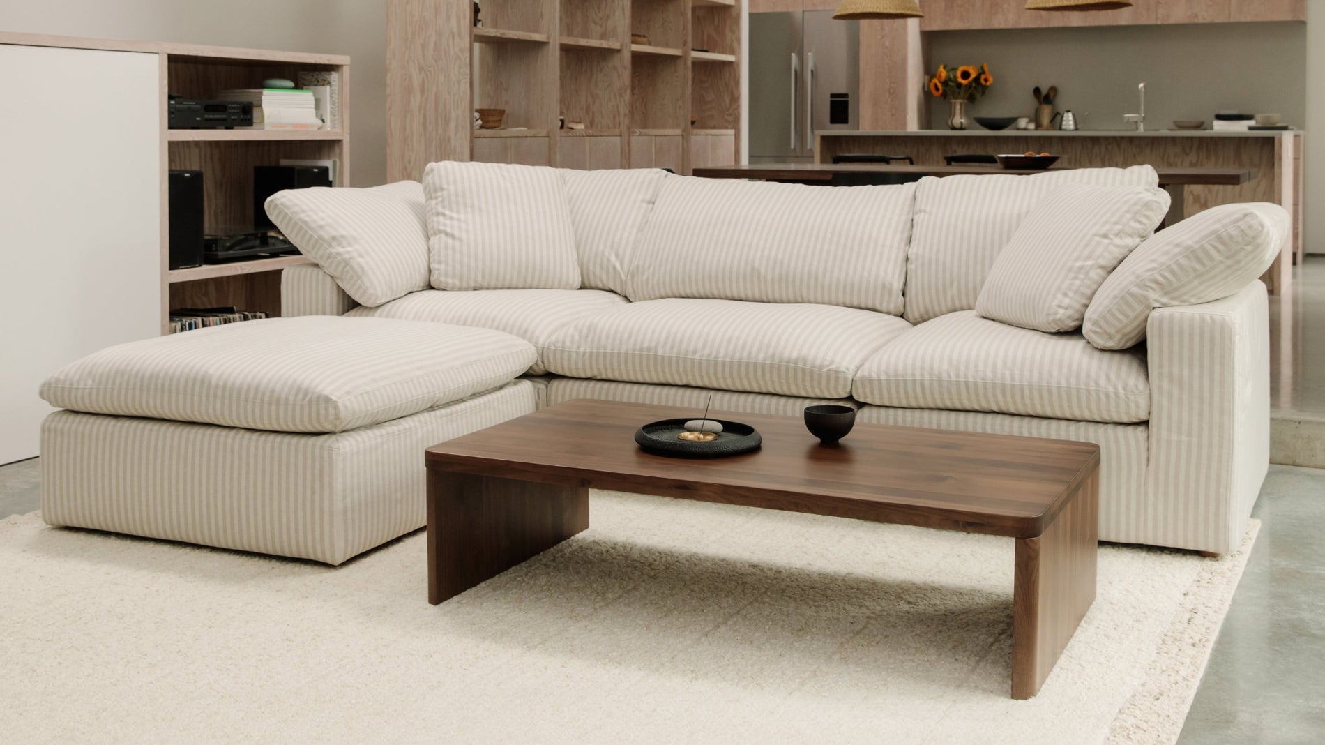 Movie Night™ 4-Piece Modular Sectional, Standard, Newport Stripe_image