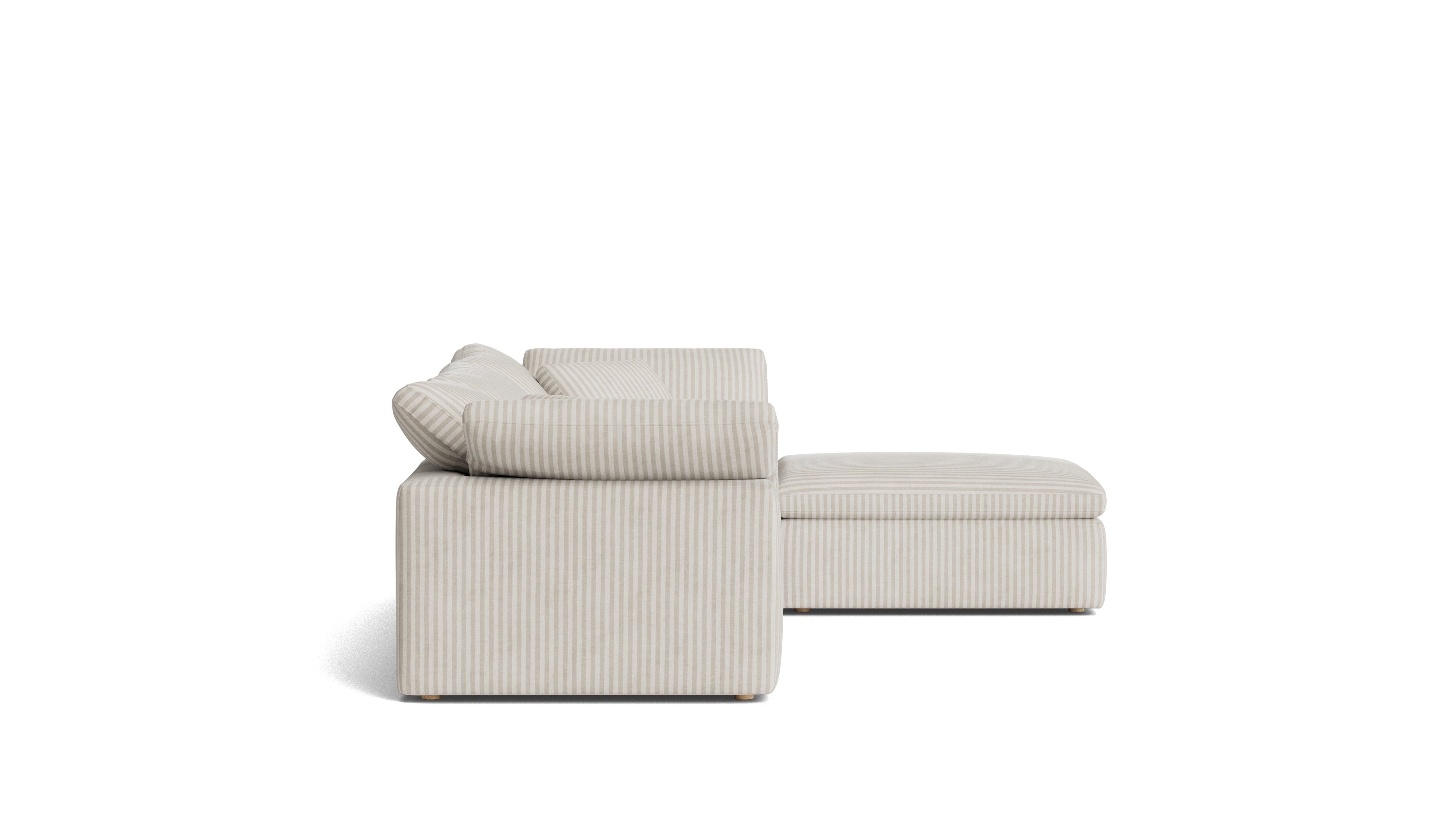 Movie Night™ 4 - Piece Modular Sectional, Standard, Newport Stripe - Sundays Company CanadaSEC-YJ-910-011