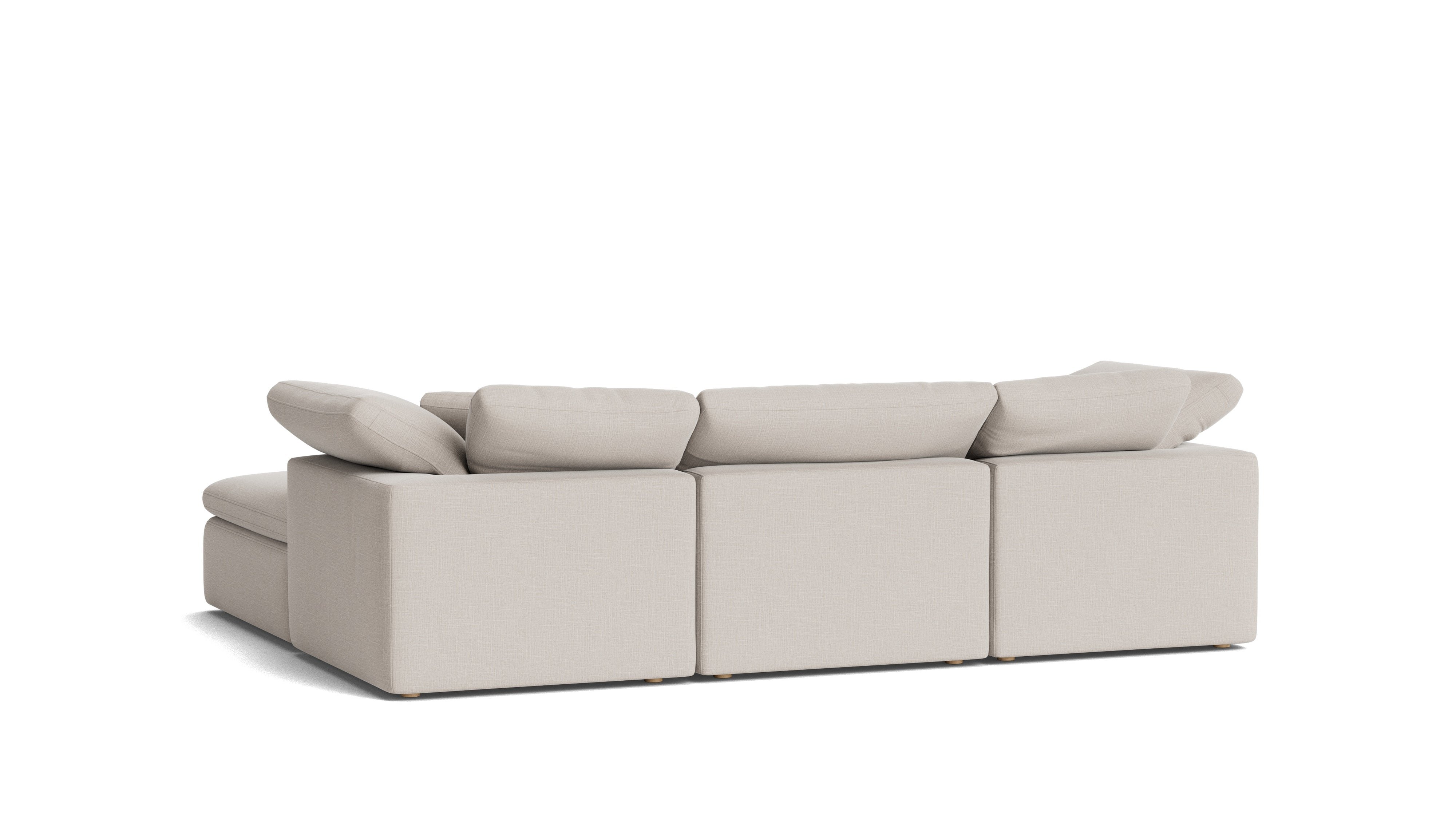 Movie Night™ 4 - Piece Modular Sectional, Standard, Clay - Sundays Company CanadaSEC-YJ-910-015