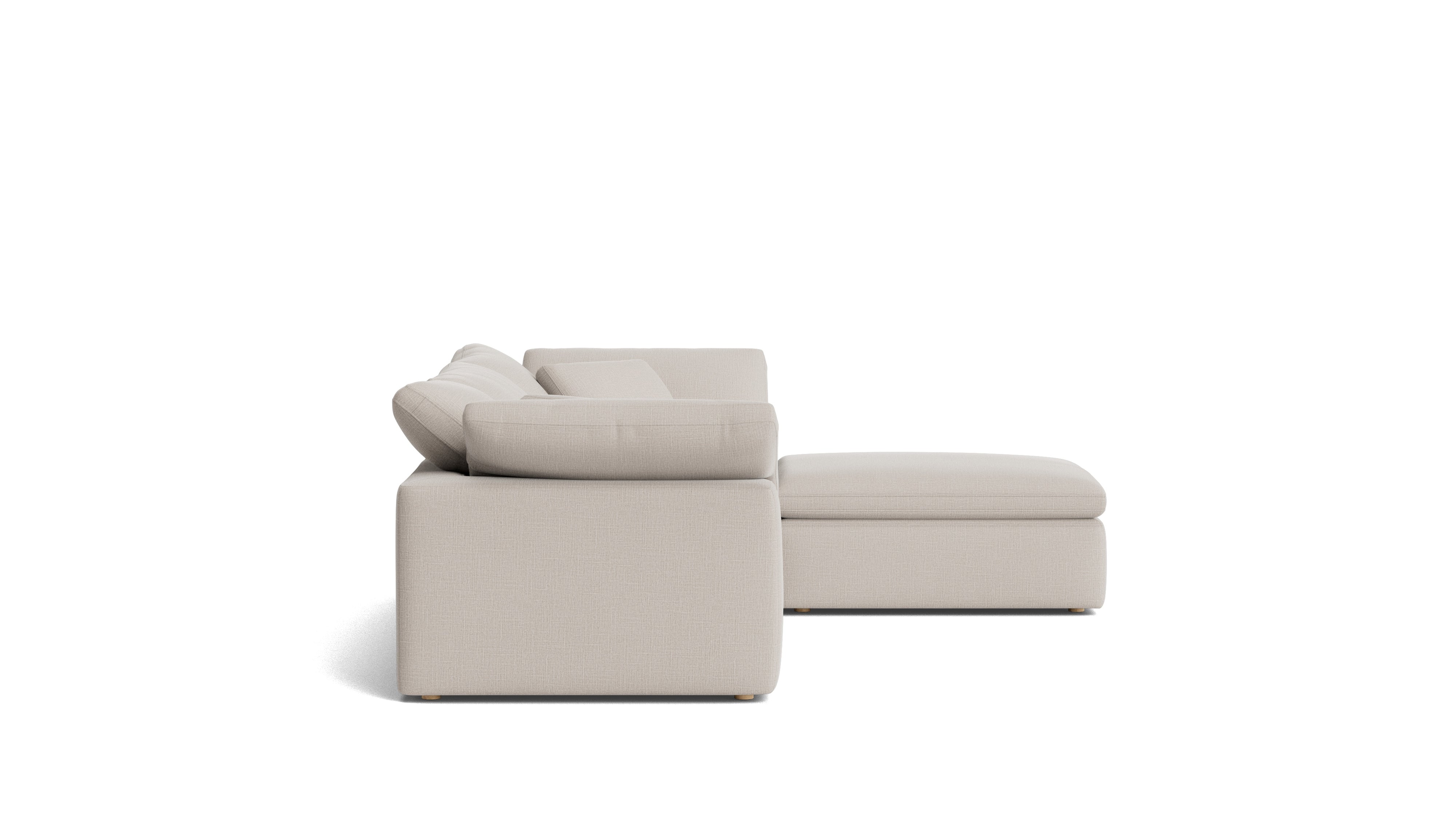 Movie Night™ 4 - Piece Modular Sectional, Standard, Clay - Sundays Company CanadaSEC-YJ-910-015