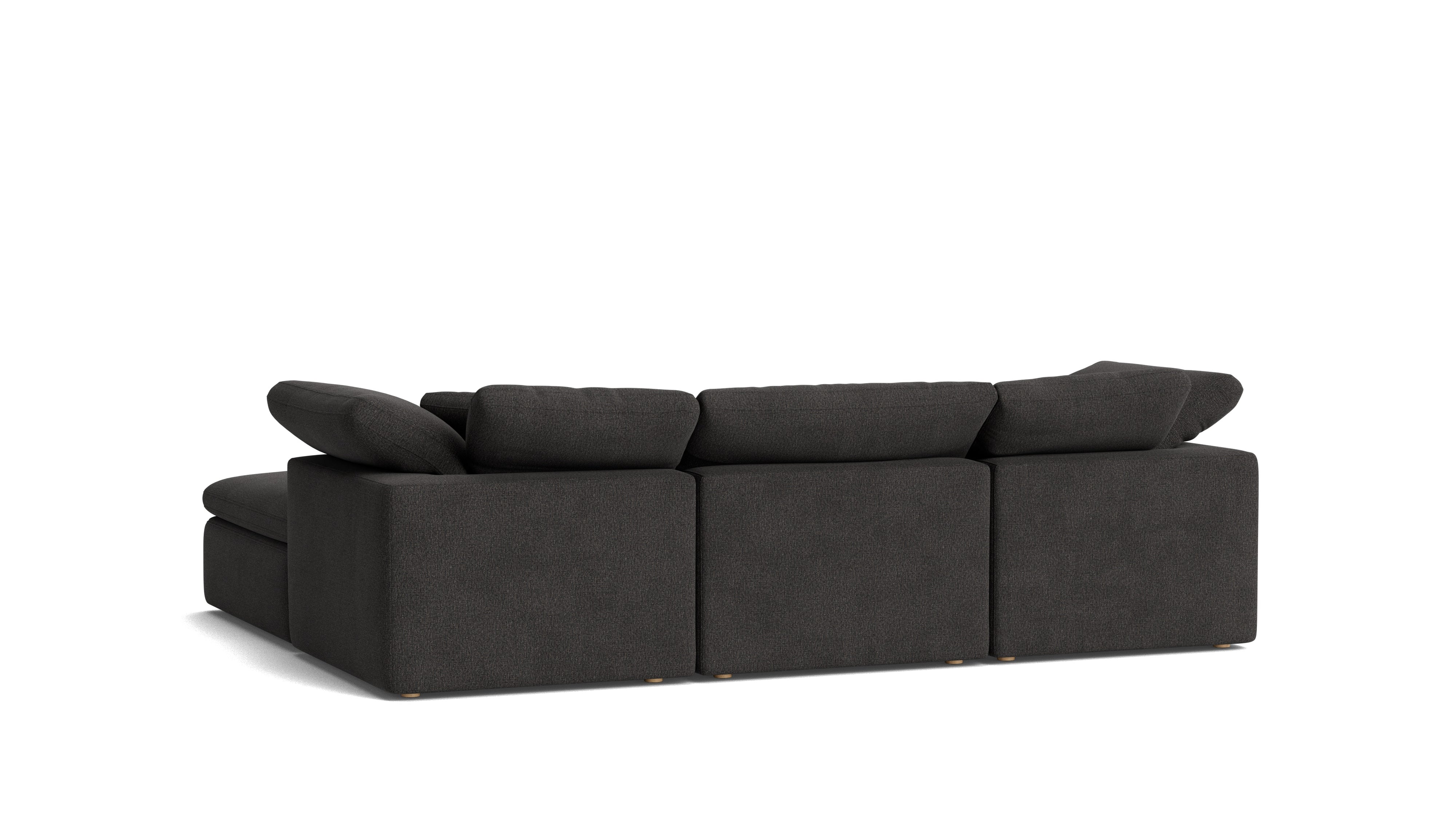 Movie Night™ 4 - Piece Modular Sectional, Standard, Dark Shadow - Sundays Company CanadaSEC-YJ-910-025
