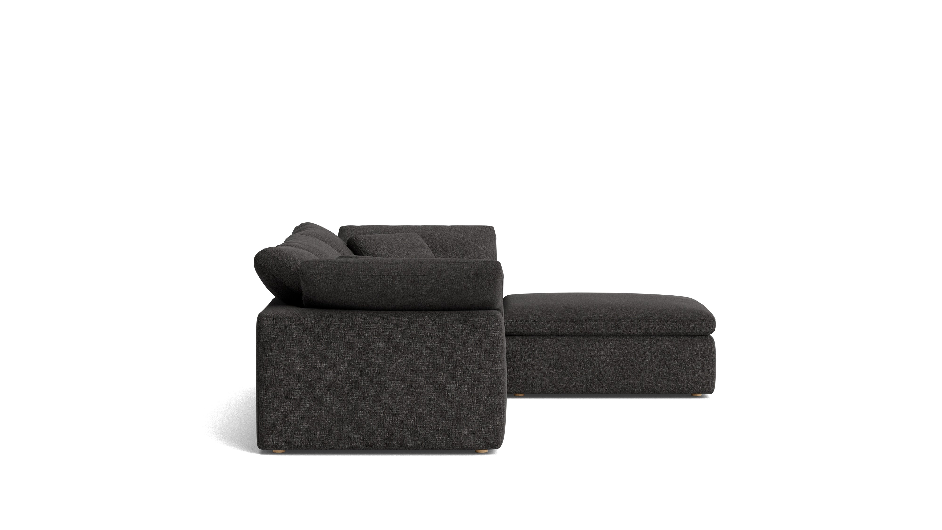 Movie Night™ 4 - Piece Modular Sectional, Standard, Dark Shadow - Sundays Company CanadaSEC-YJ-910-025