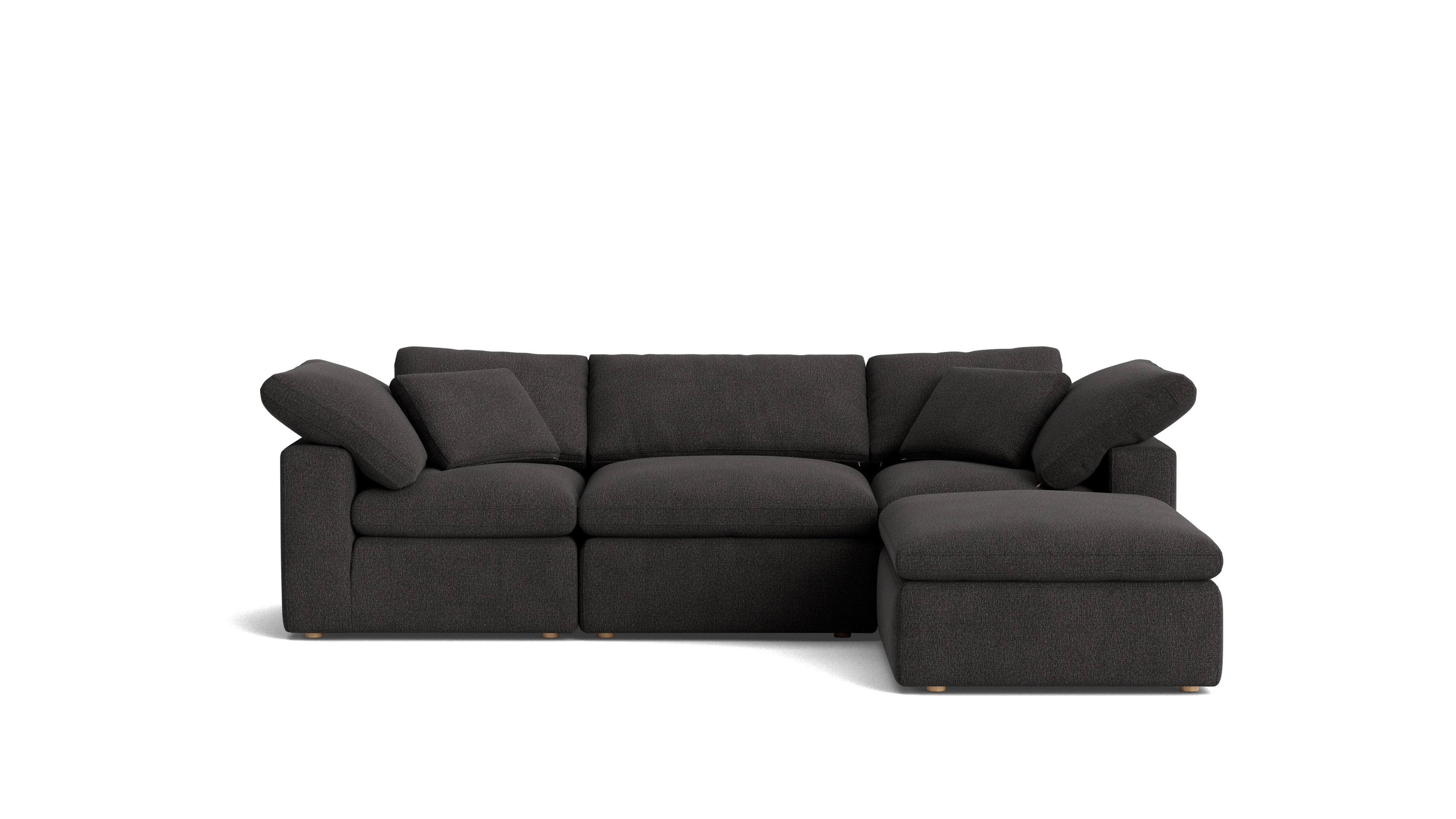 Movie Night™ 4-Piece Modular Sectional, Standard, Dark Shadow