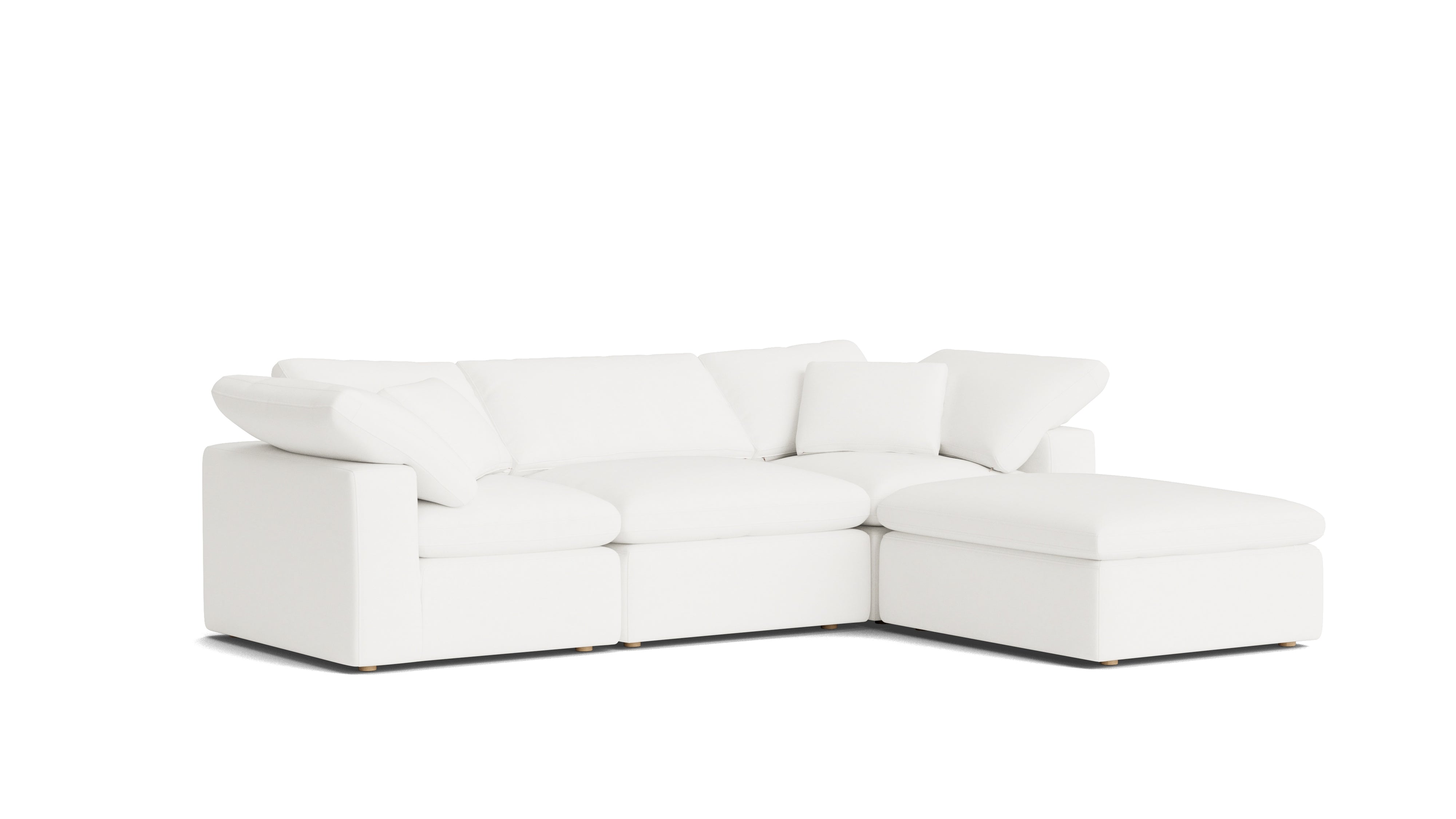 Movie Night™ 4 - Piece Modular Sectional, Standard, Brie - Sundays Company CanadaSEC-YJ-910-037