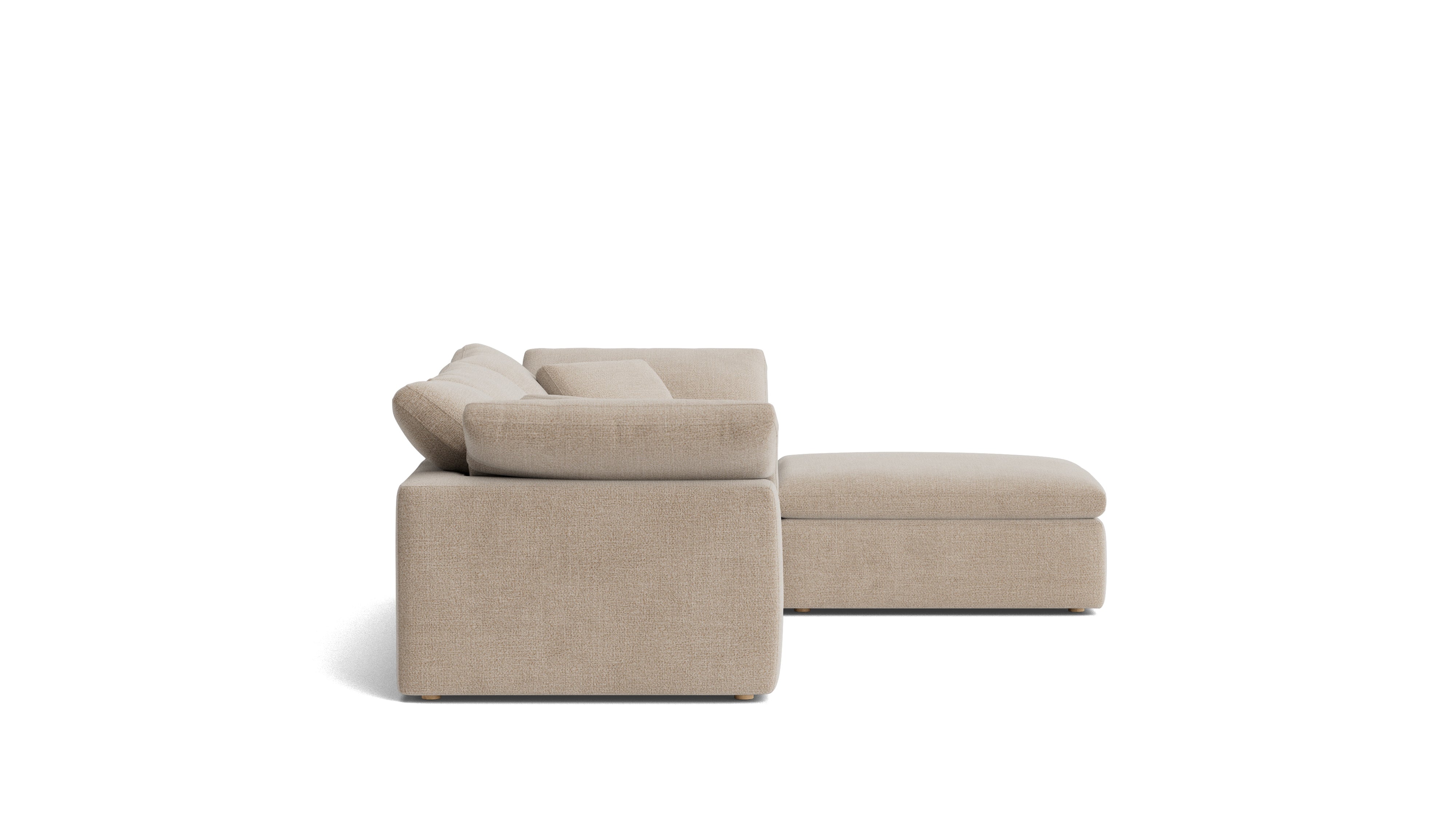 Movie Night™ 4 - Piece Modular Sectional, Standard, Champagne - Sundays Company CanadaSEC-YJ-910-041