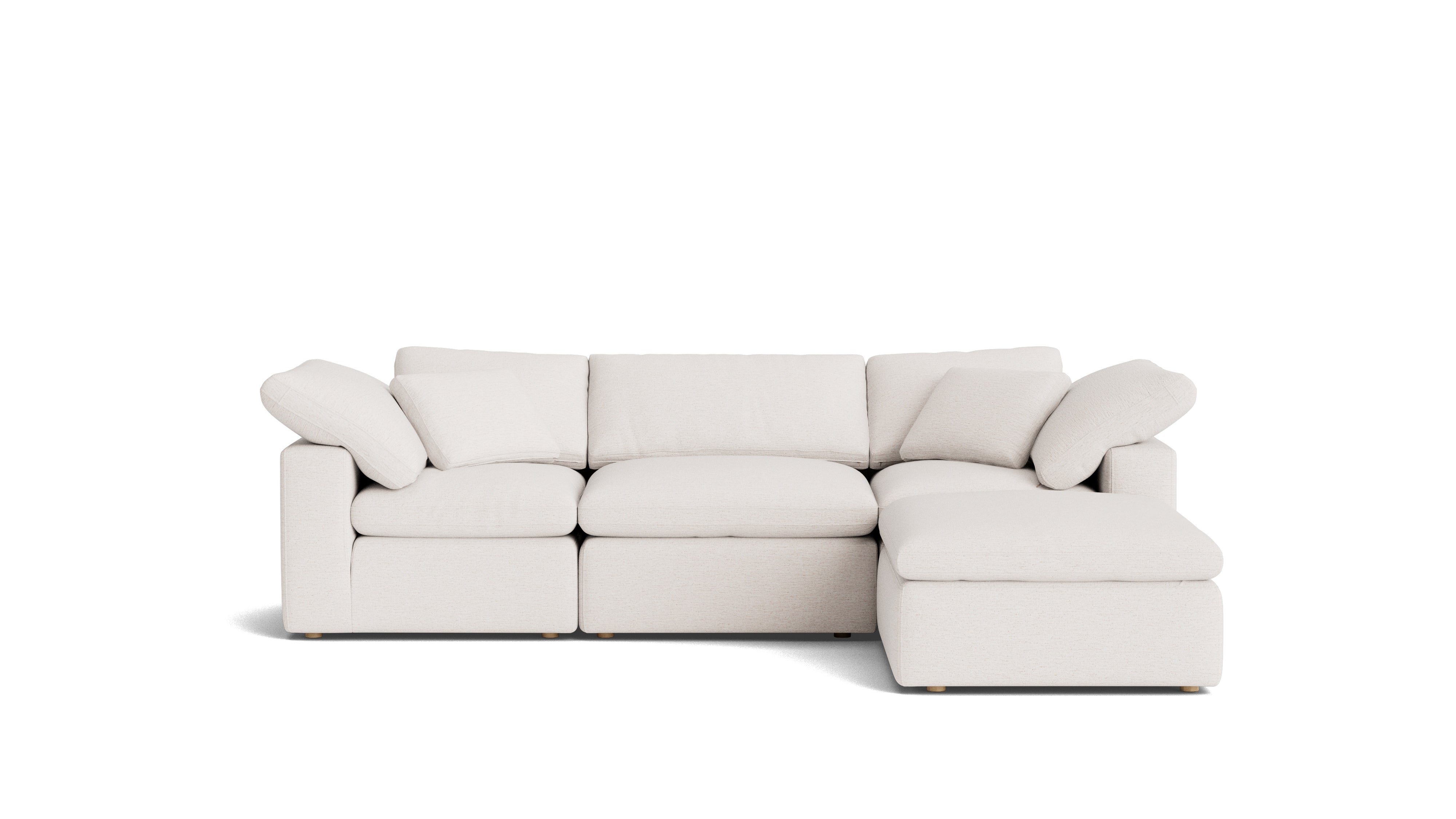 Movie Night™ 4-Piece Modular Sectional, Standard, Nomad Snow