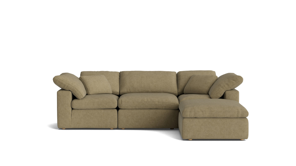 Movie Night™ 4-Piece Modular Sectional, Standard, Olive_image