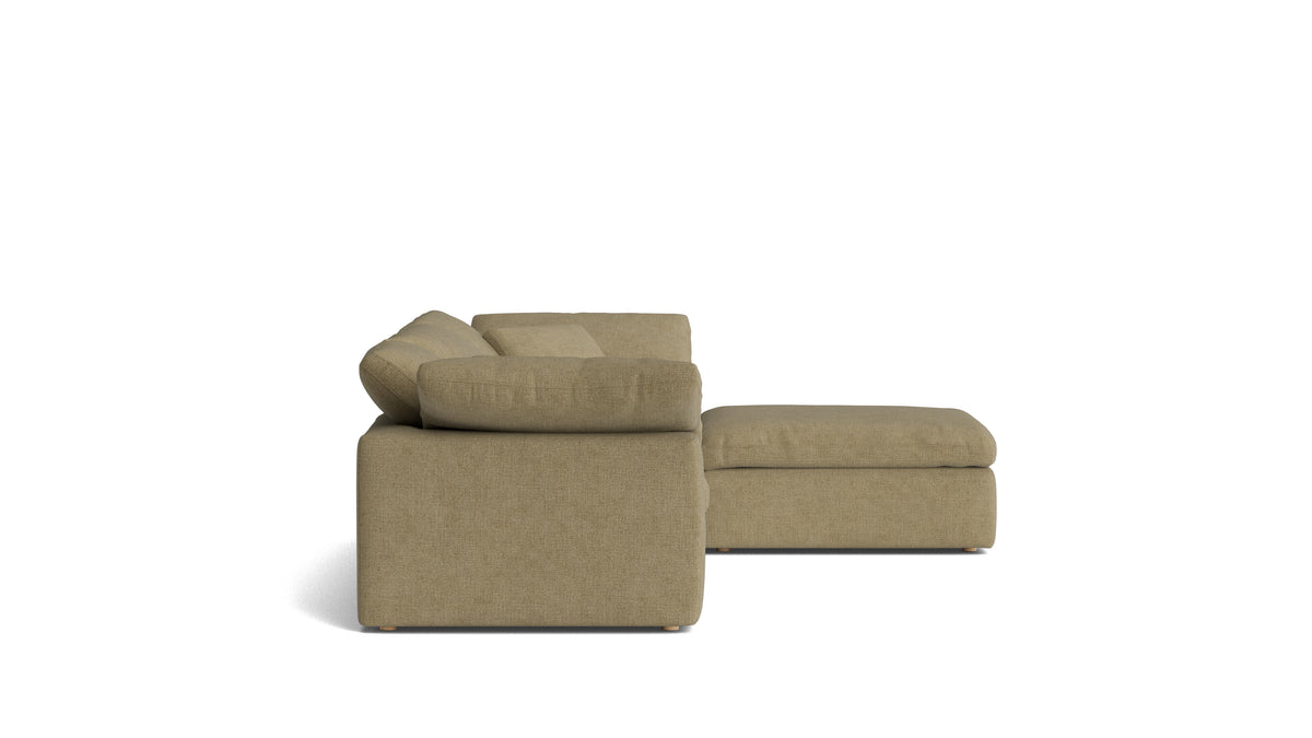 Movie Night™ 4-Piece Modular Sectional, Standard, Olive